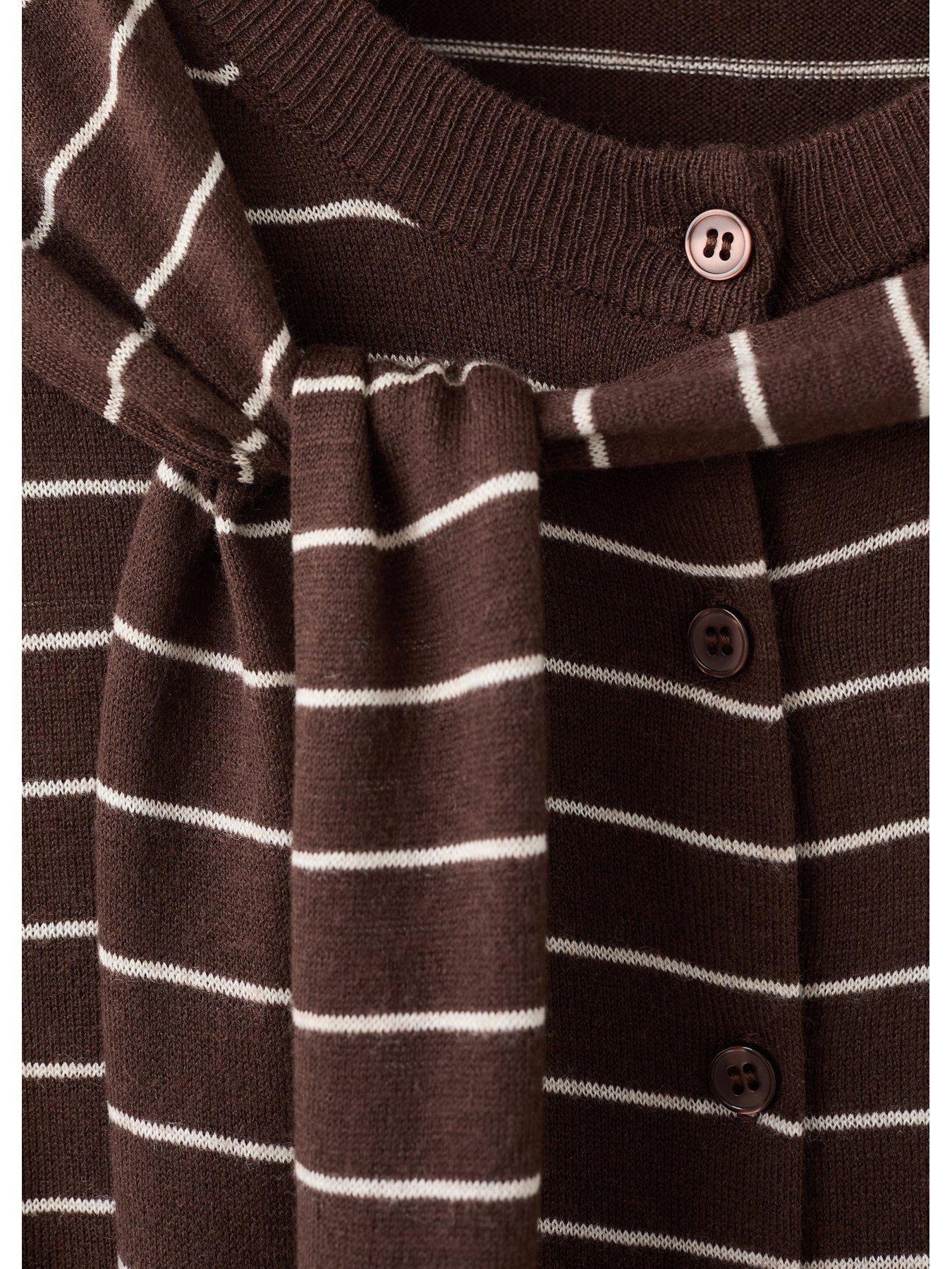 Image 6 of 7 of Mango Jersey-knit Waistcoat - Brown