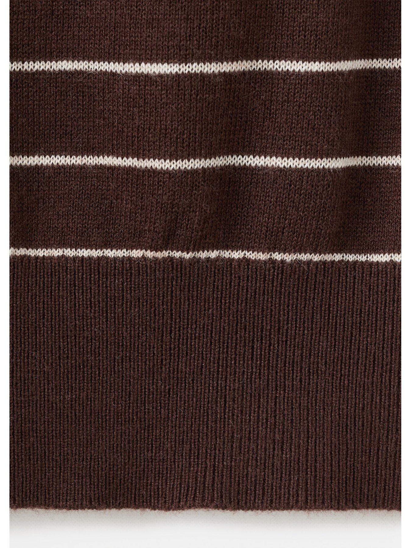 Image 7 of 7 of Mango Jersey-knit Waistcoat - Brown