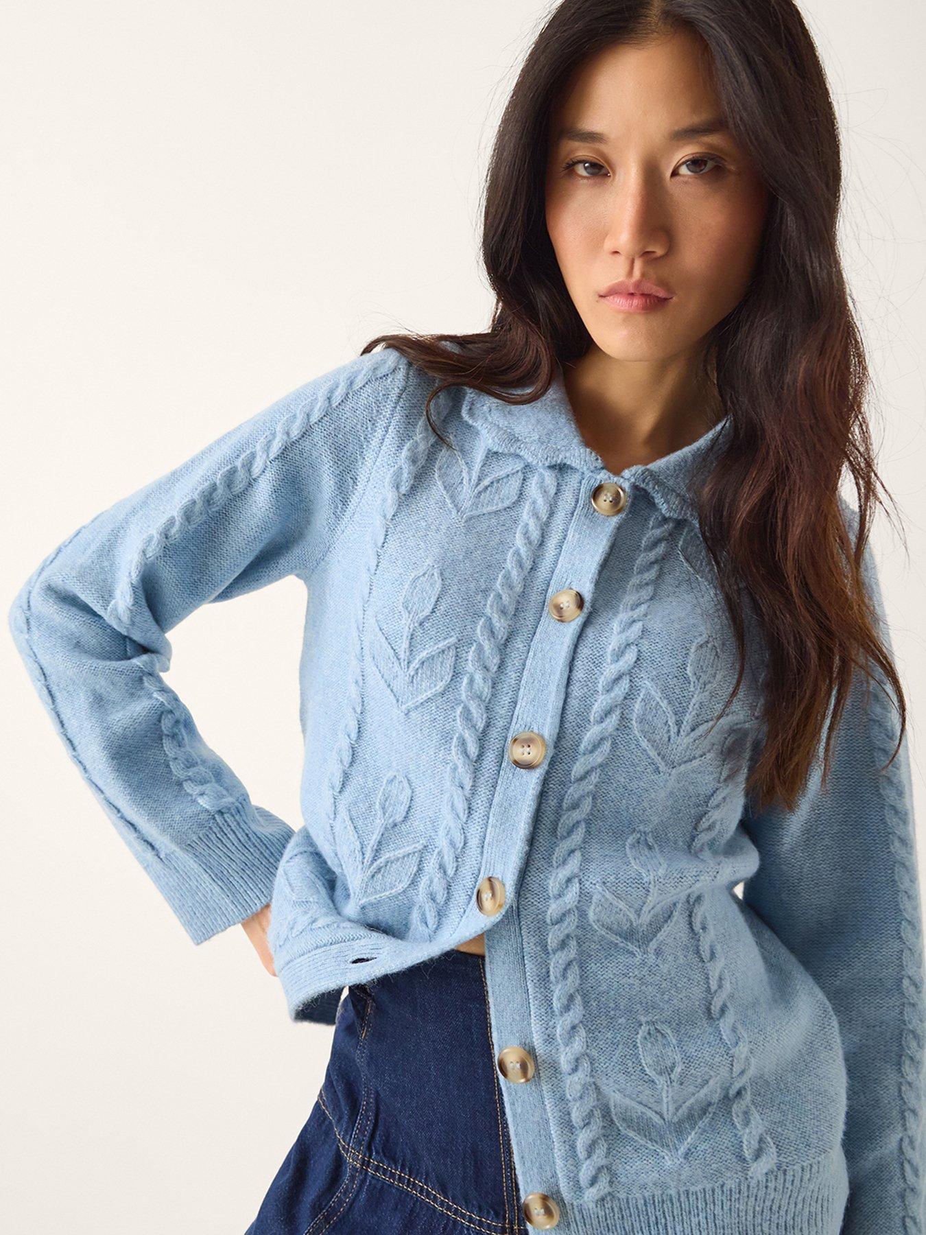 Image 1 of 5 of Monsoon Kat Cable Cardigan