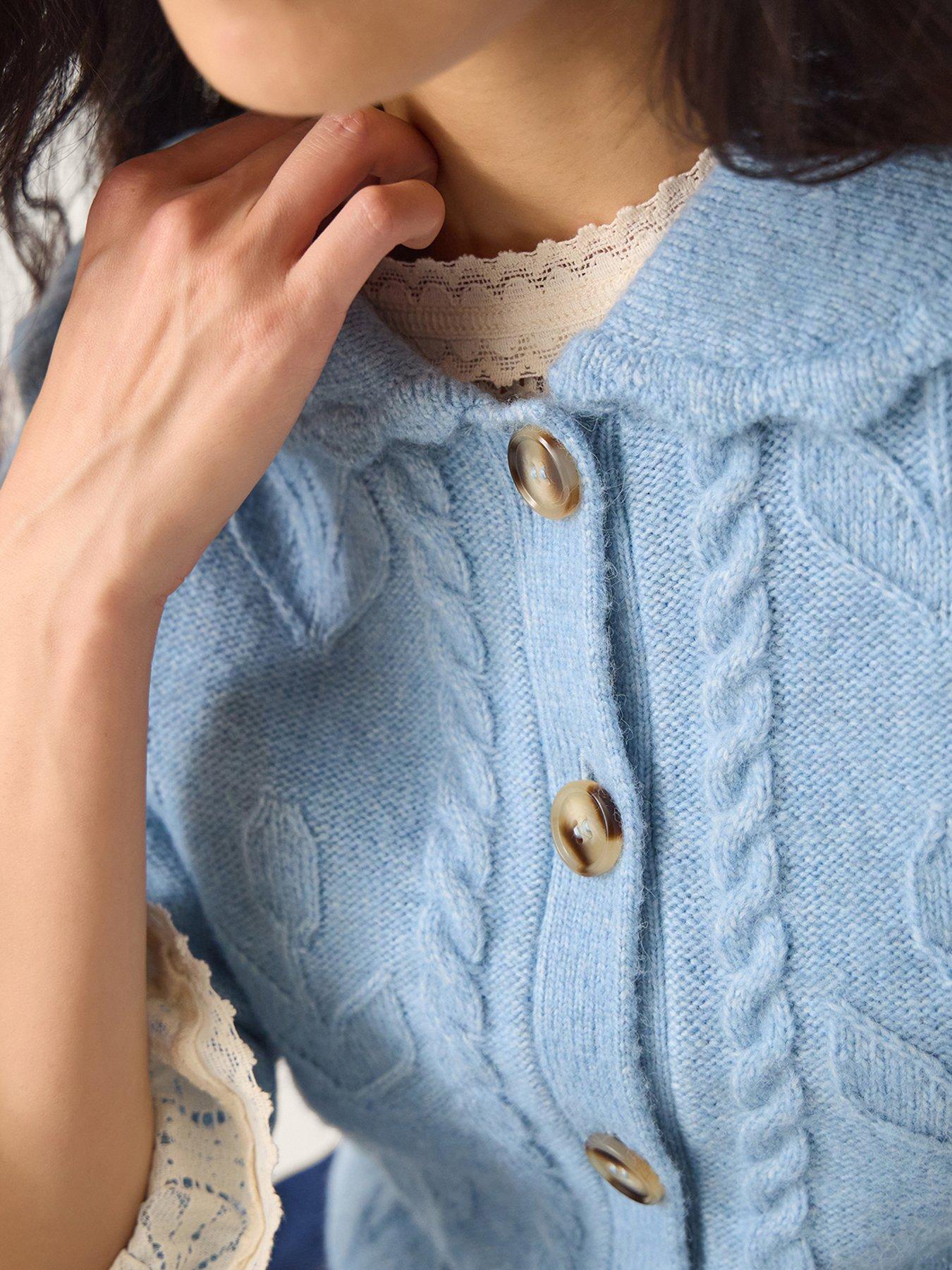 Image 4 of 5 of Monsoon Kat Cable Cardigan