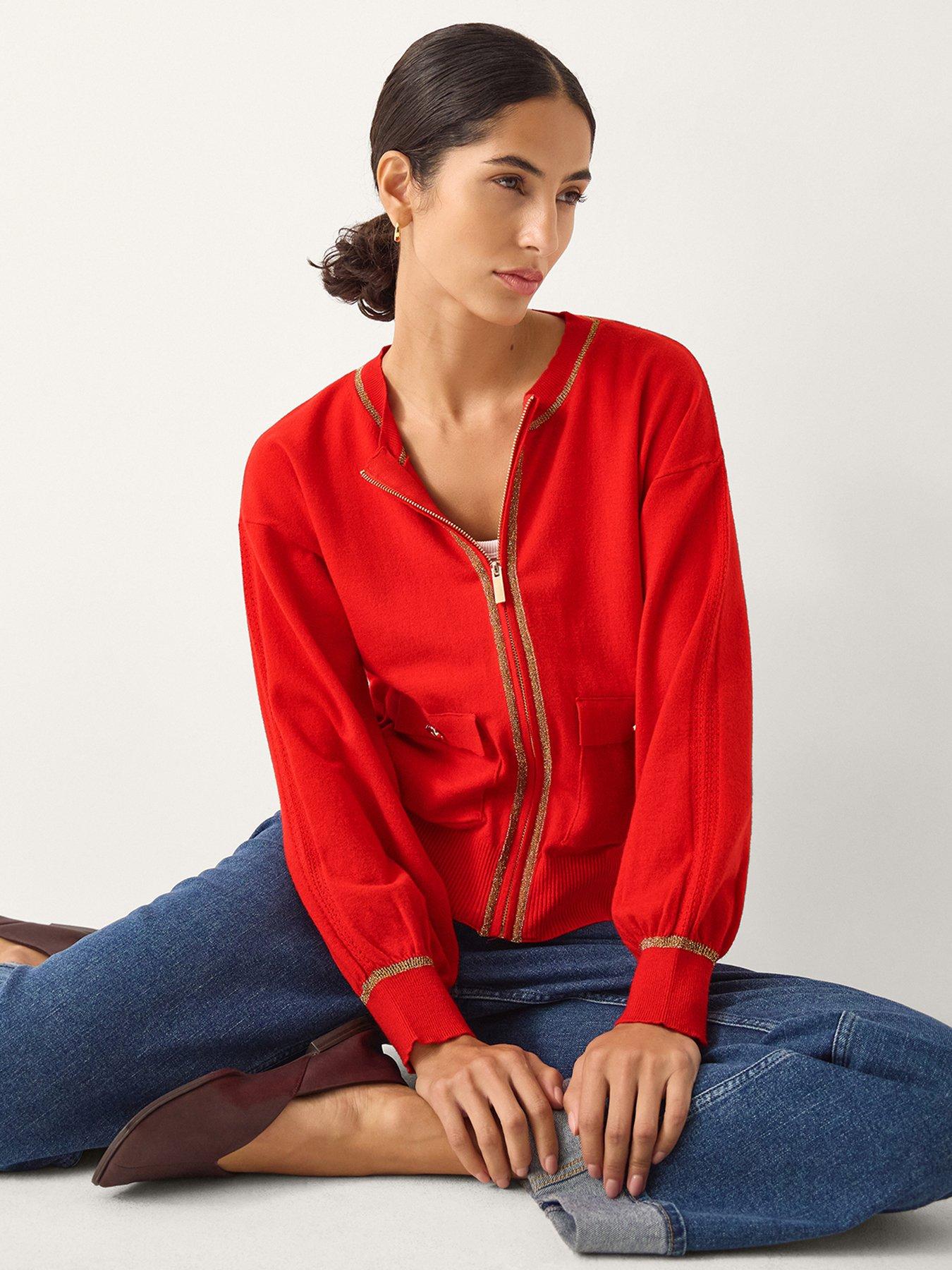 Image 1 of 5 of Monsoon Nolan Knit Bomber