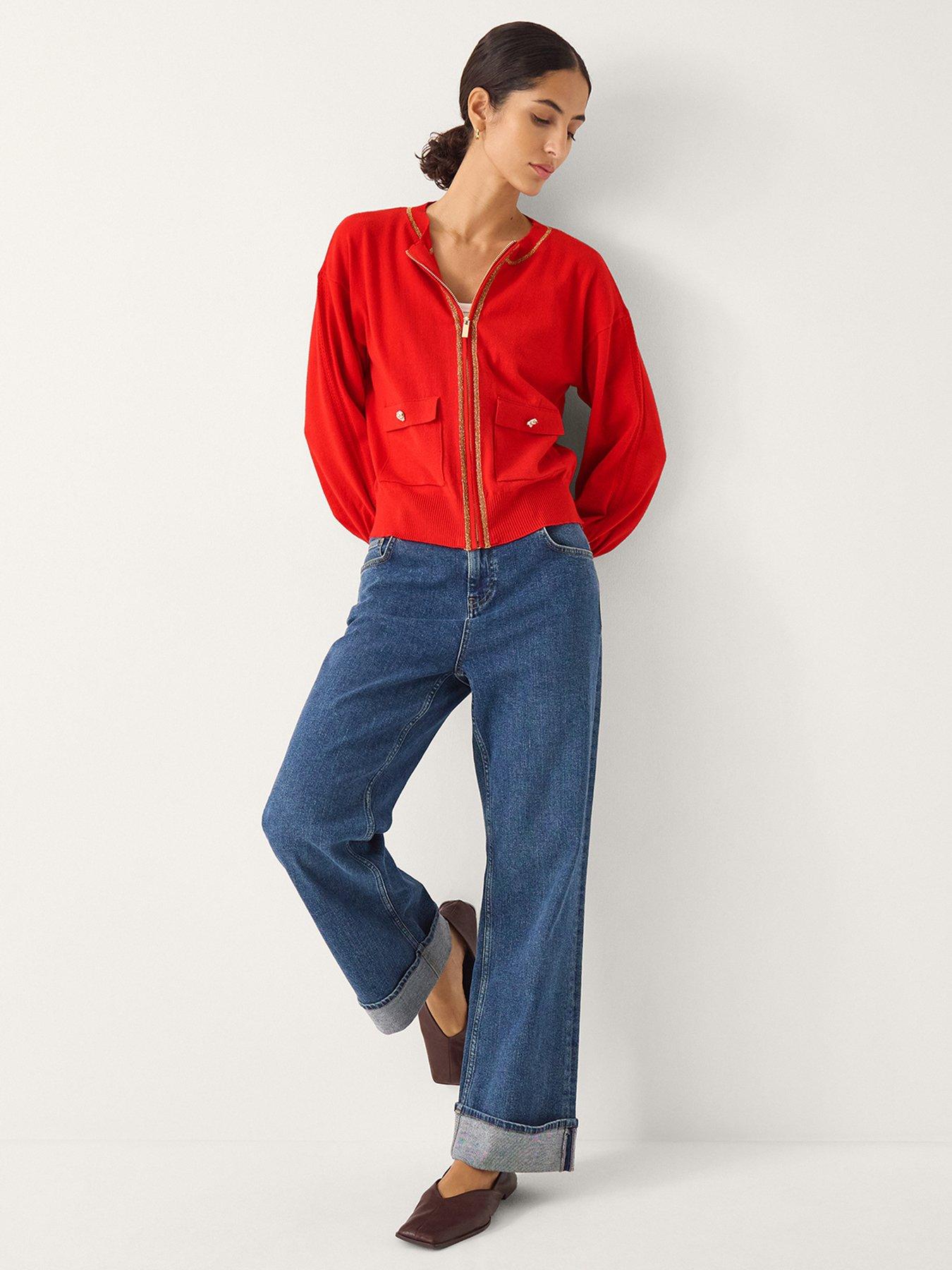 Image 3 of 5 of Monsoon Nolan Knit Bomber