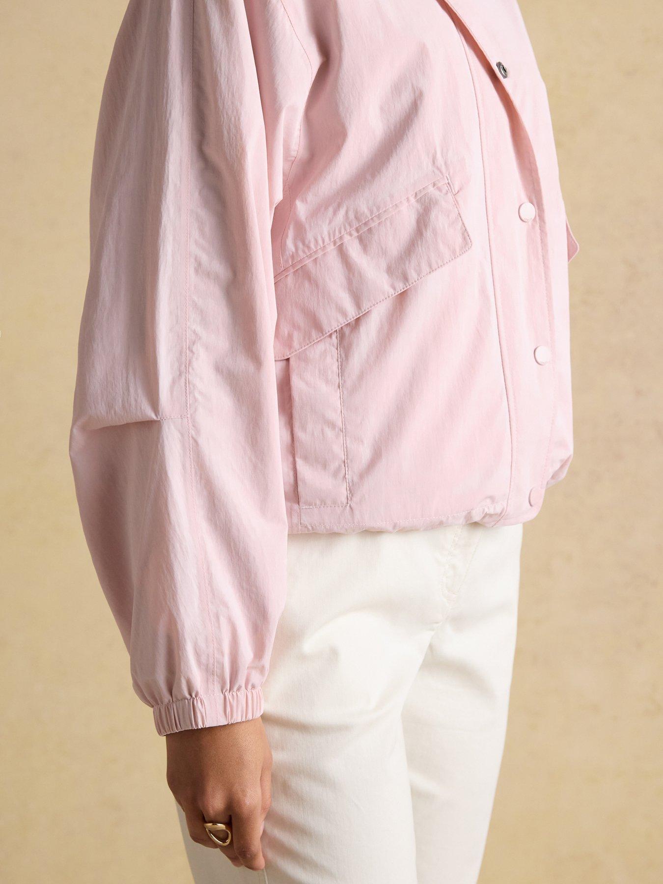 Image 4 of 7 of Joules Hove Waterproof Windbreaker Jacket - Pink