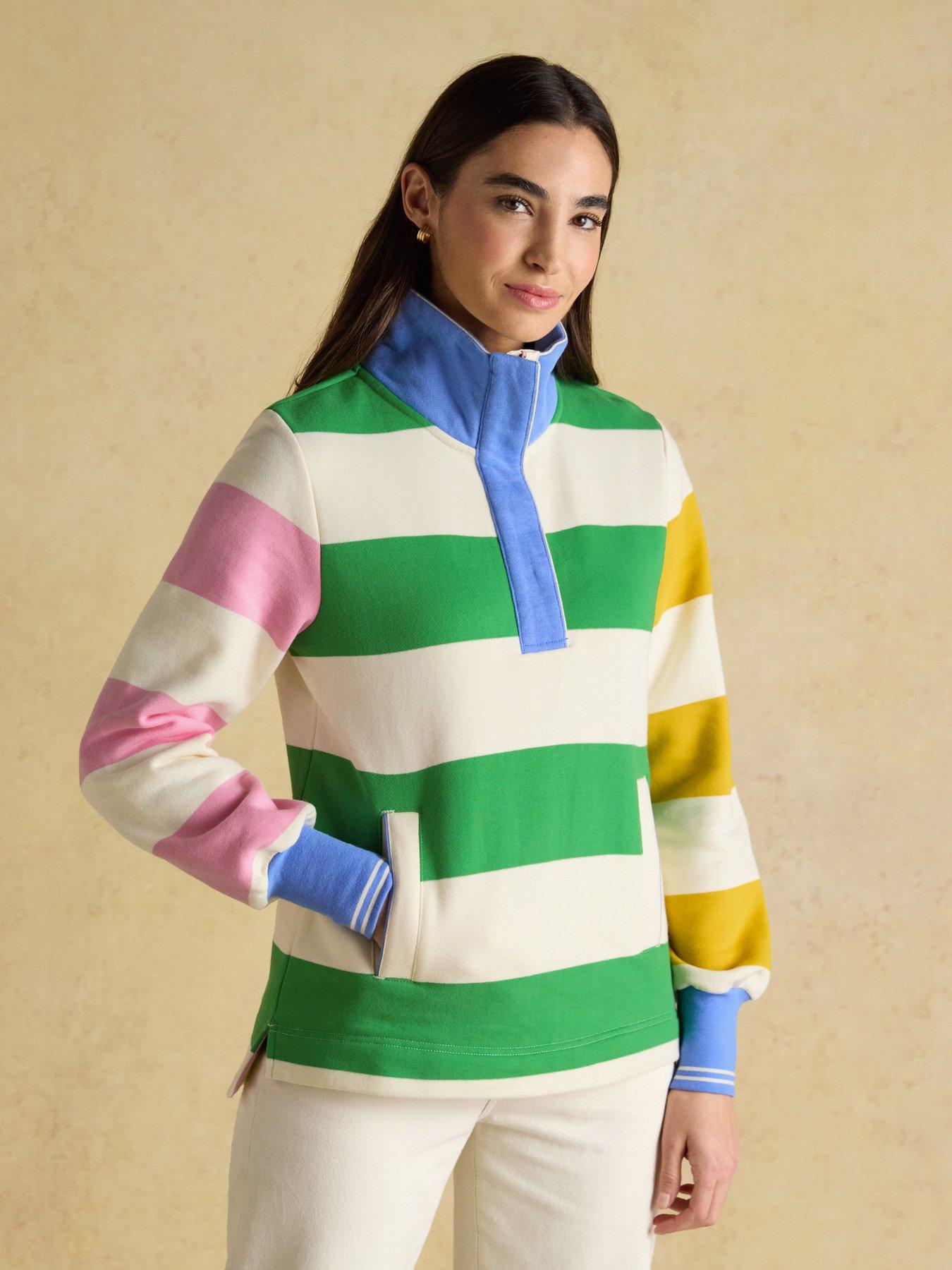 Joules Burnham Hotchpotch - Pink/Green/Cream