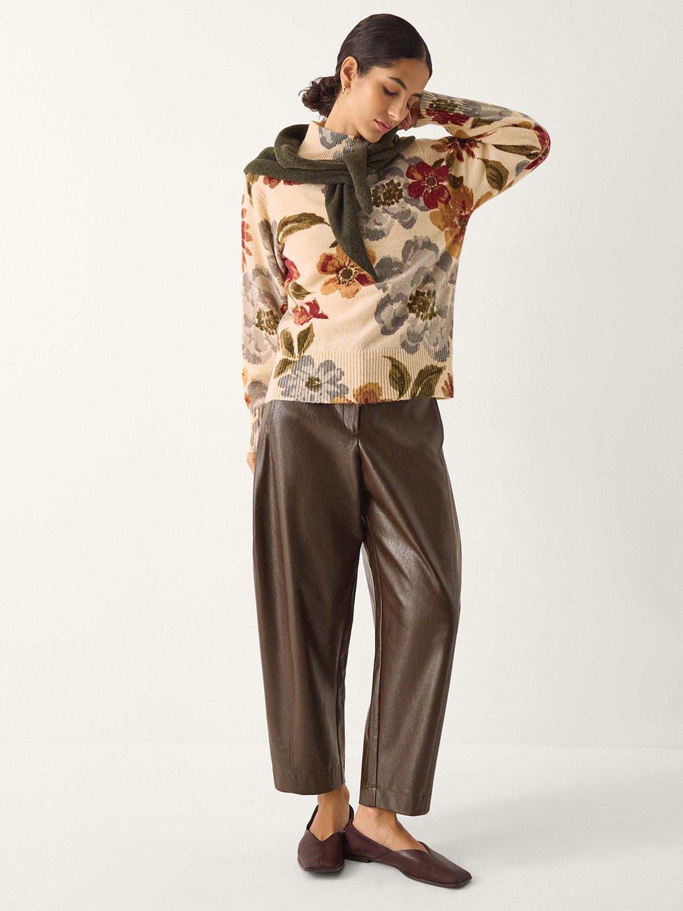 Monsoon Olive Floral Jumper