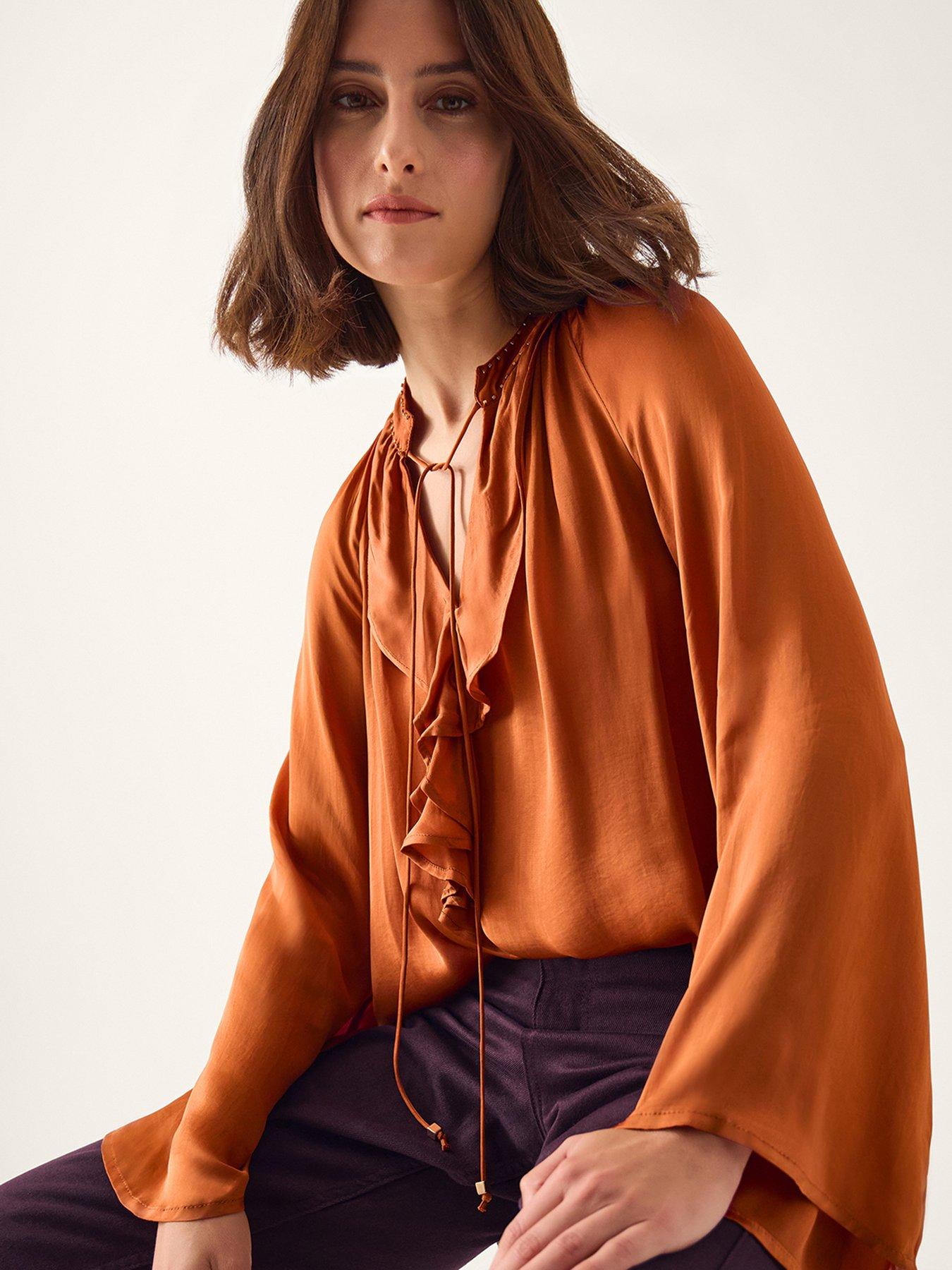 Monsoon Arlette Frill Top