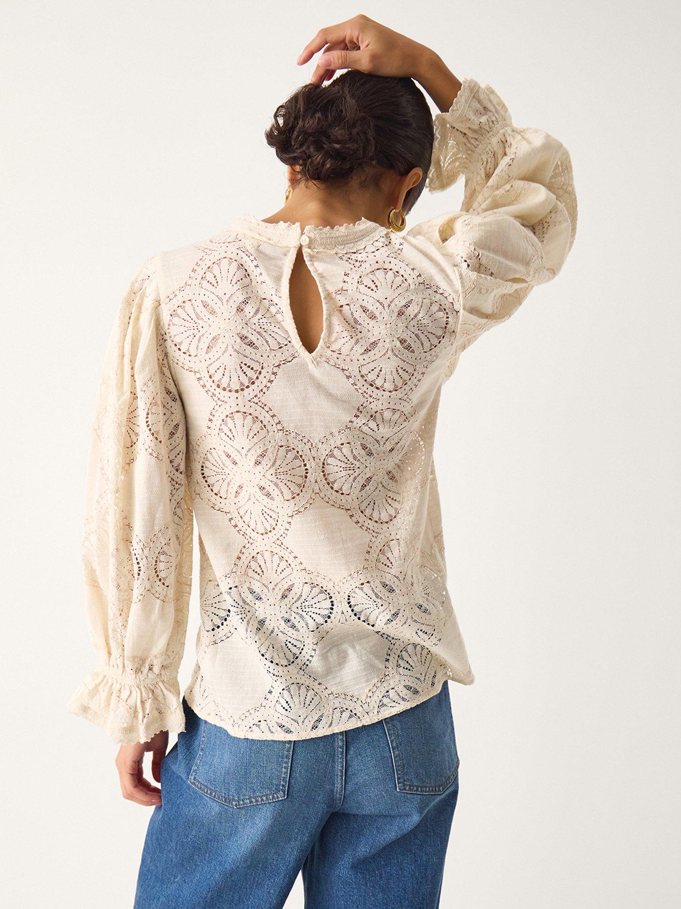 Image 2 of 6 of Monsoon Imogen Lace Top