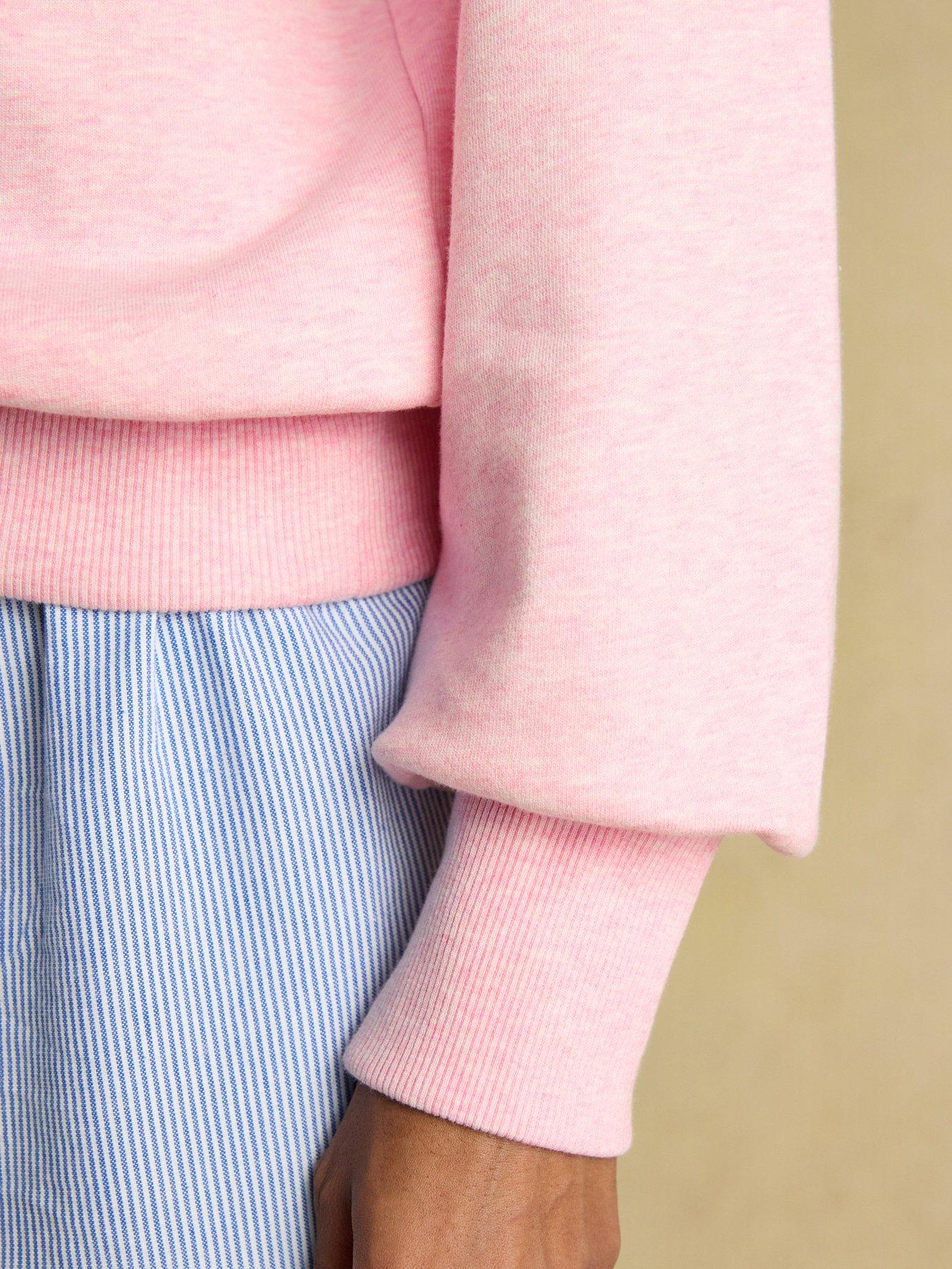 Image 4 of 7 of Joules Racquet Half Zip Sweatshirt - Pink