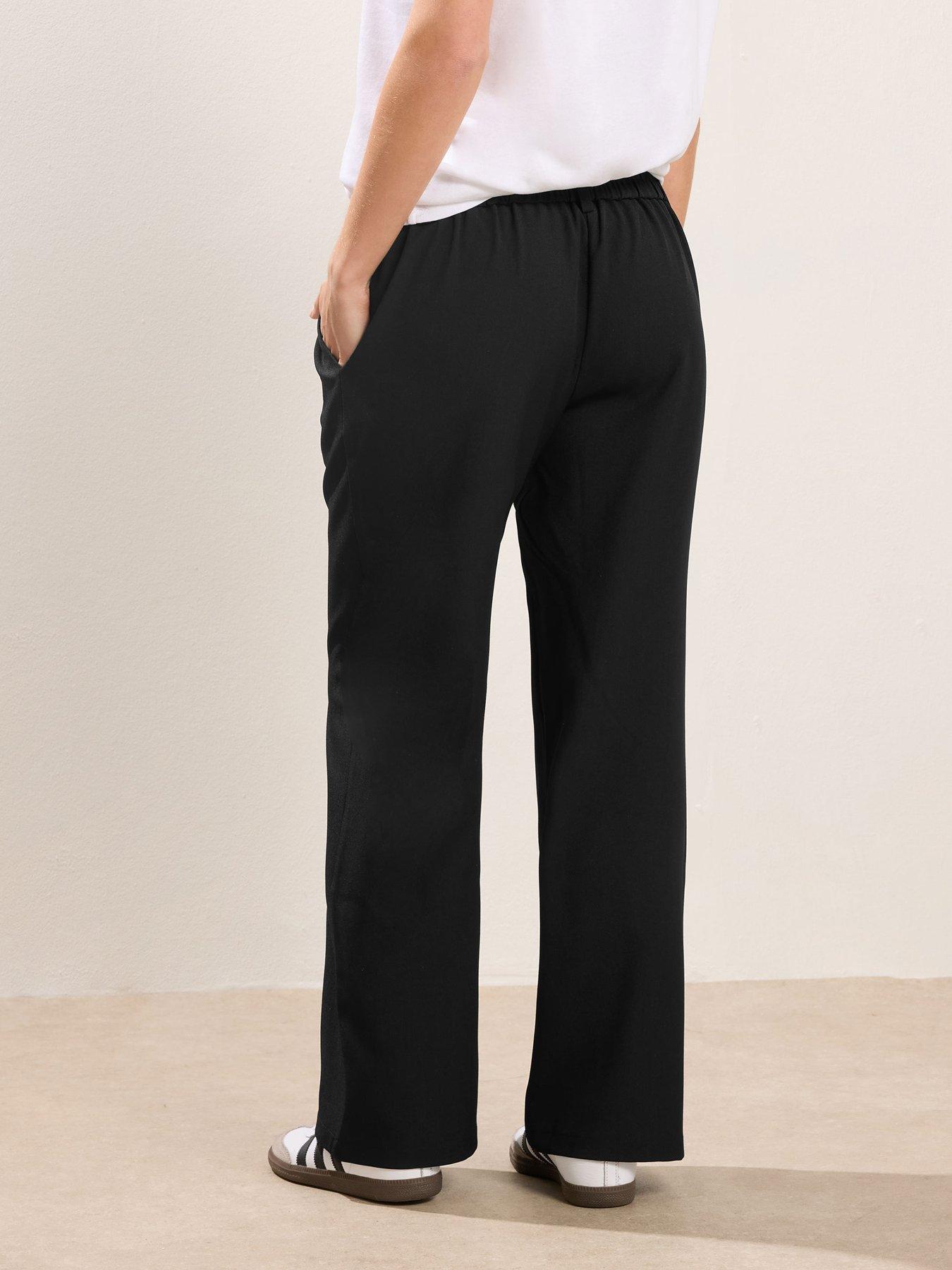 Image 2 of 5 of PixieGirl Petite Tab Wide Leg Trousers