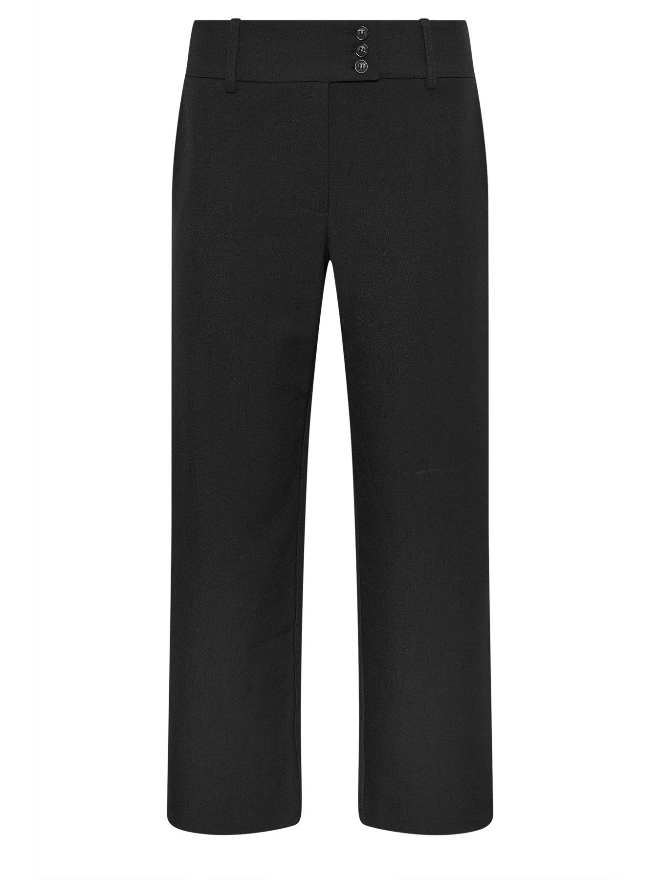 Image 5 of 5 of PixieGirl Petite Tab Wide Leg Trousers
