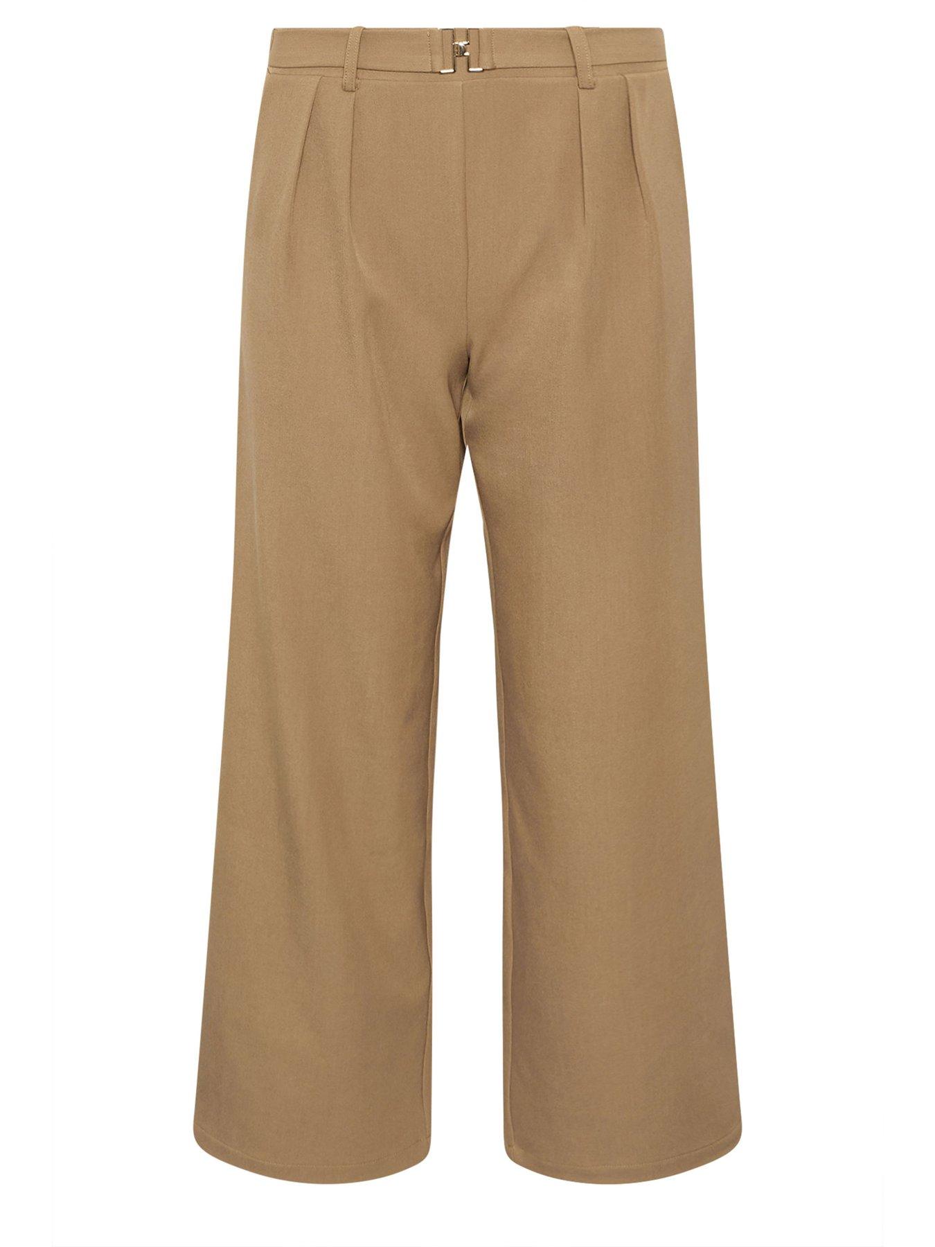 Image 6 of 6 of PixieGirl Petite Buckle Wide Leg Trousers