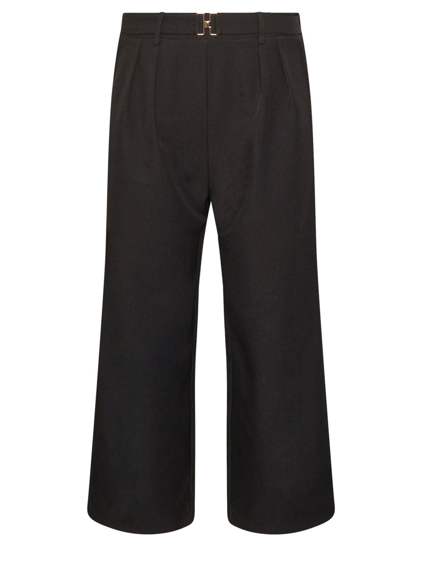 Image 5 of 5 of PixieGirl Petite Buckle Wide Leg Trousers