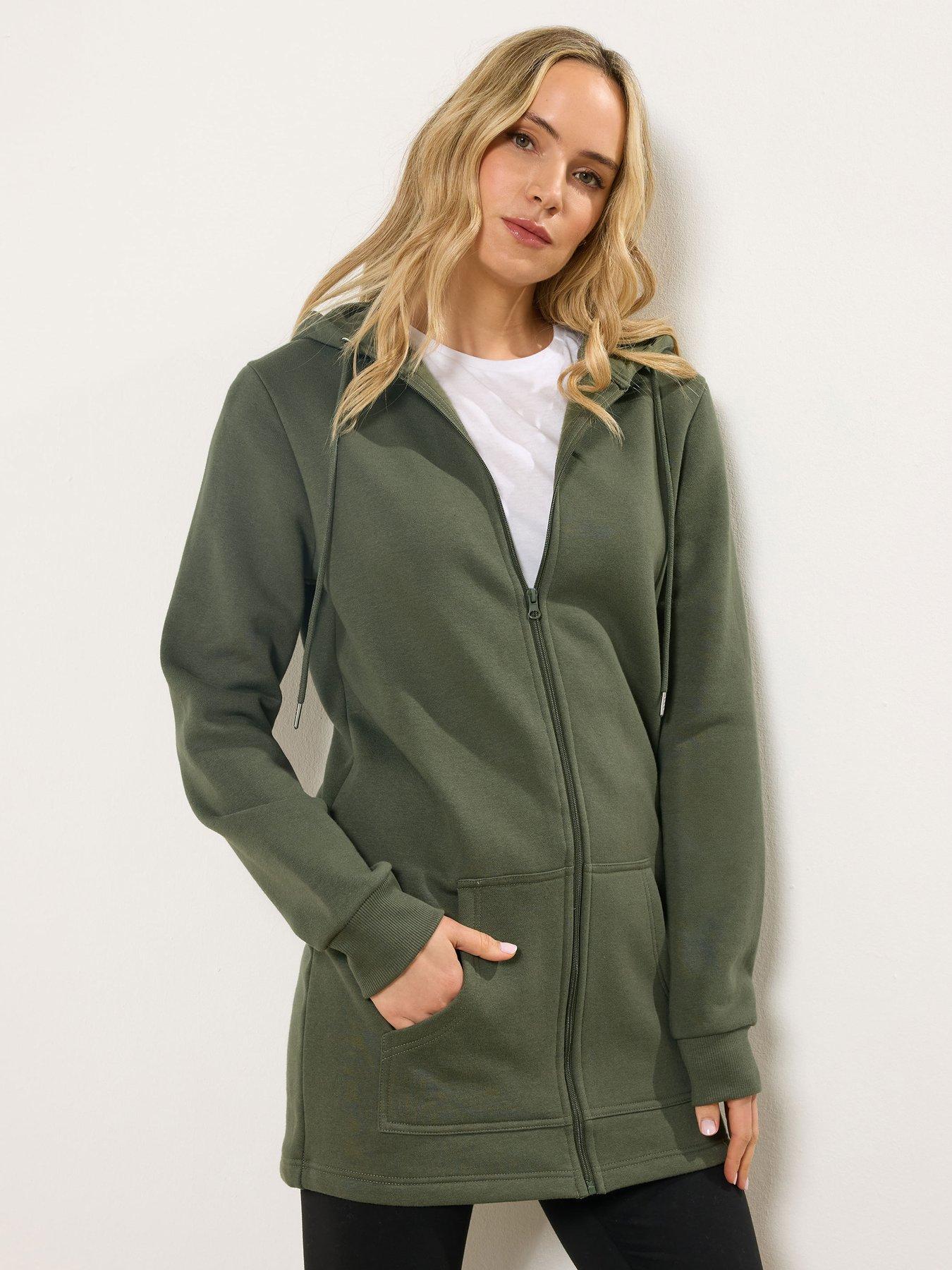 Long Tall Sally Tall Longline Zip Hoodie