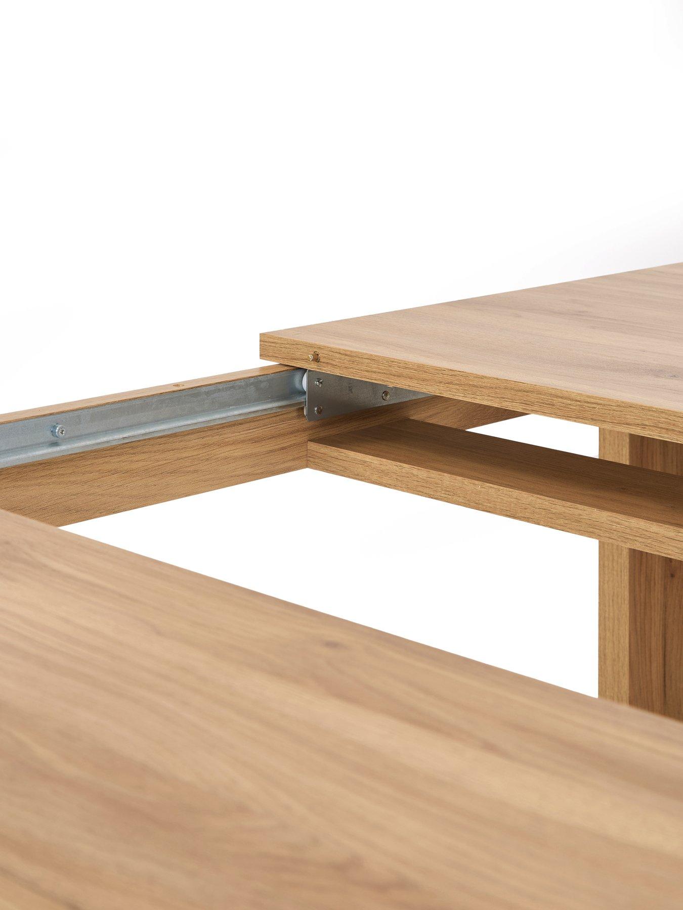 Image 6 of 7 of Ronan 160 - 210cm Extending Dining Table - Oak