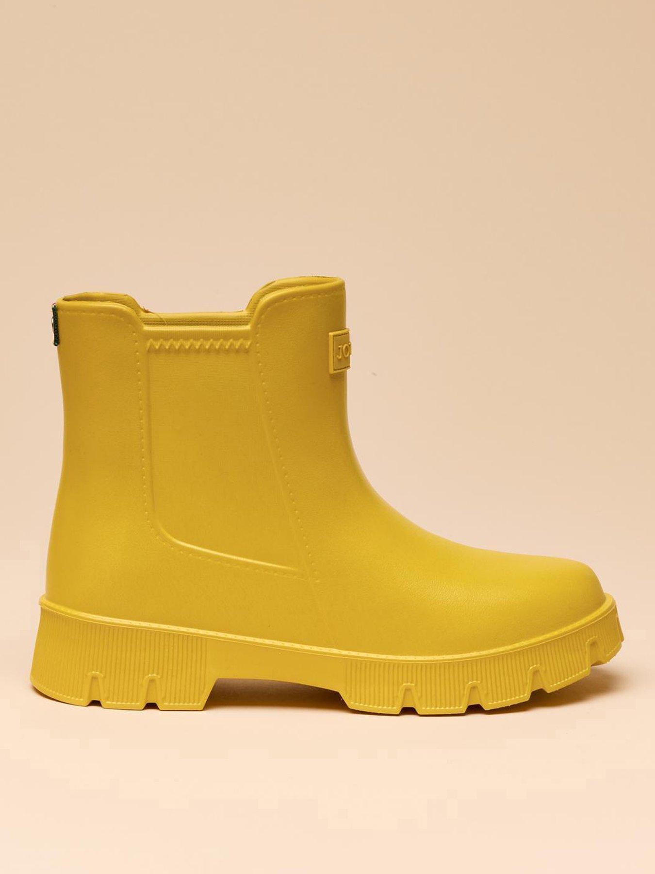 Joules Raindance Lightweight Ankle Wellies  - Yellow