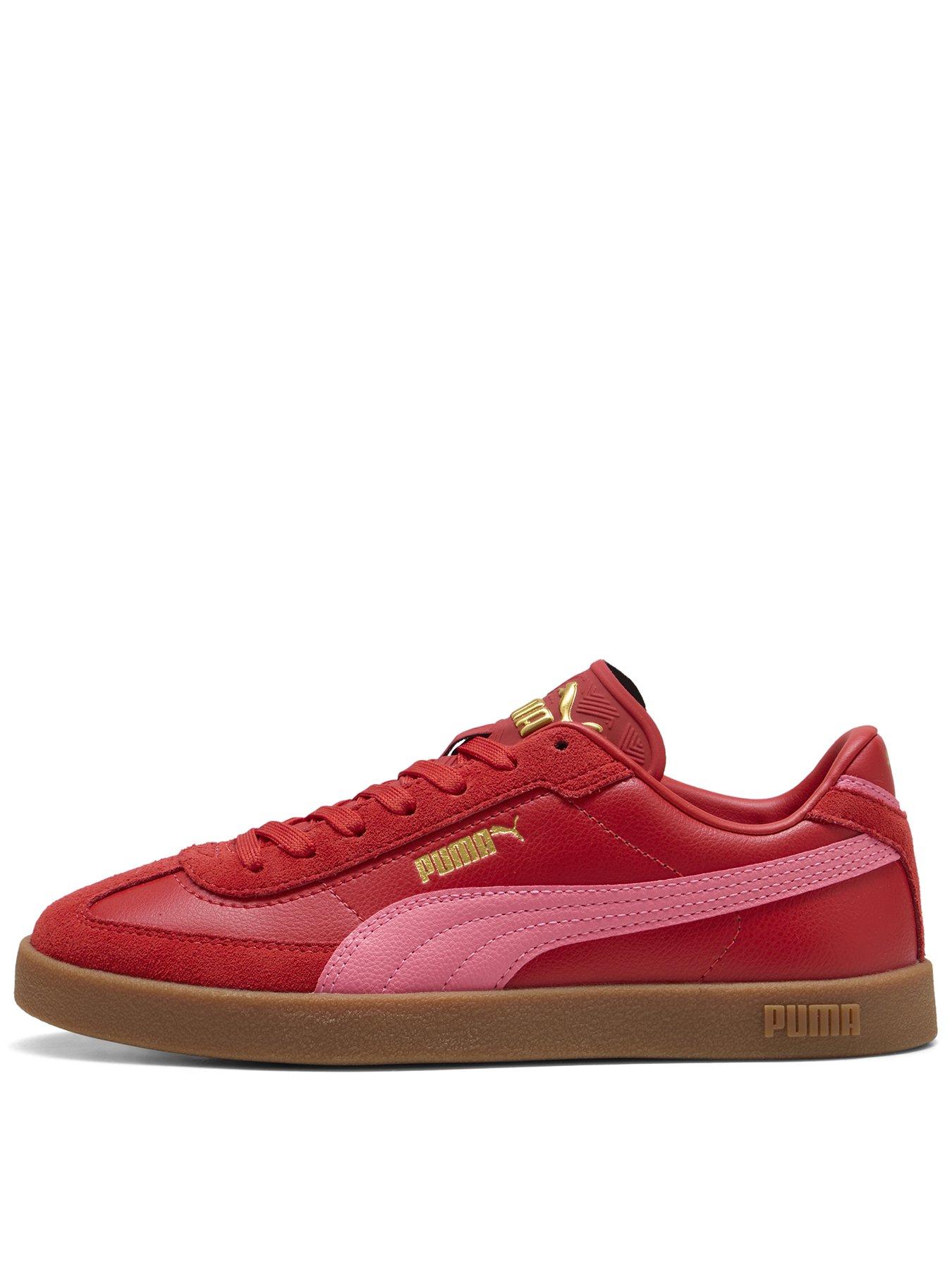 Puma Womens Club II Era Trainer - Red