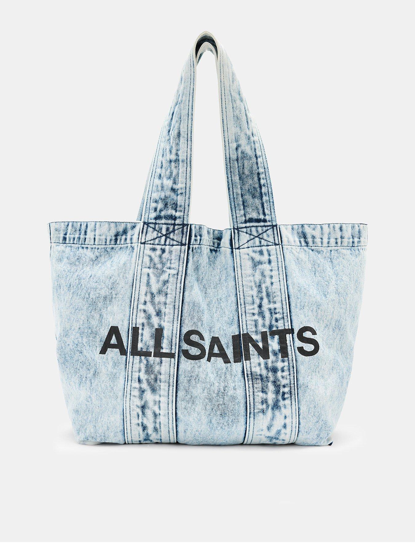 AllSaints Izzy Denim Tote Bag - Blue