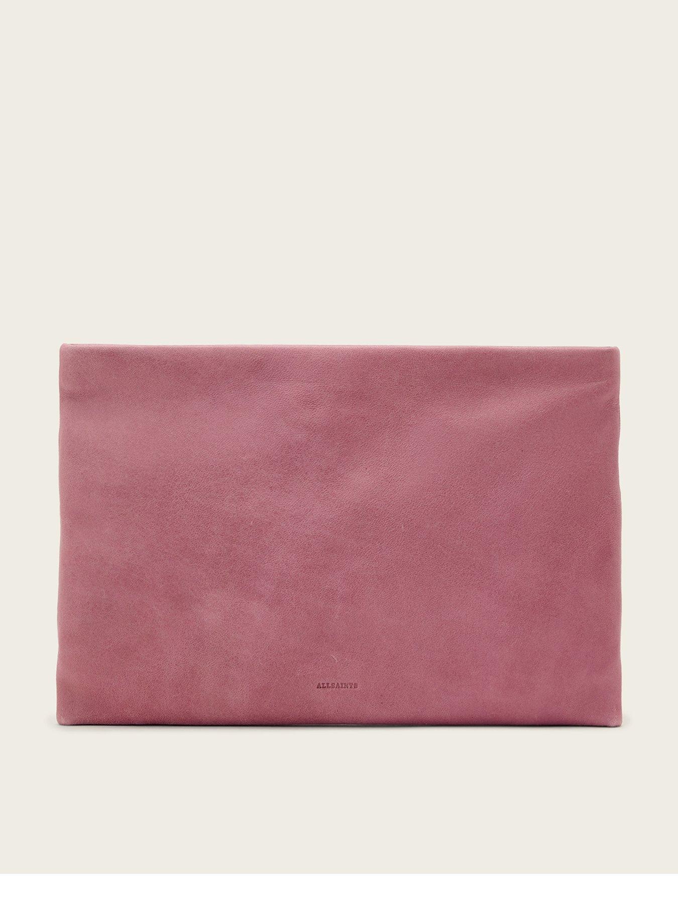 AllSaints Bettina Clutch Bag - Pink