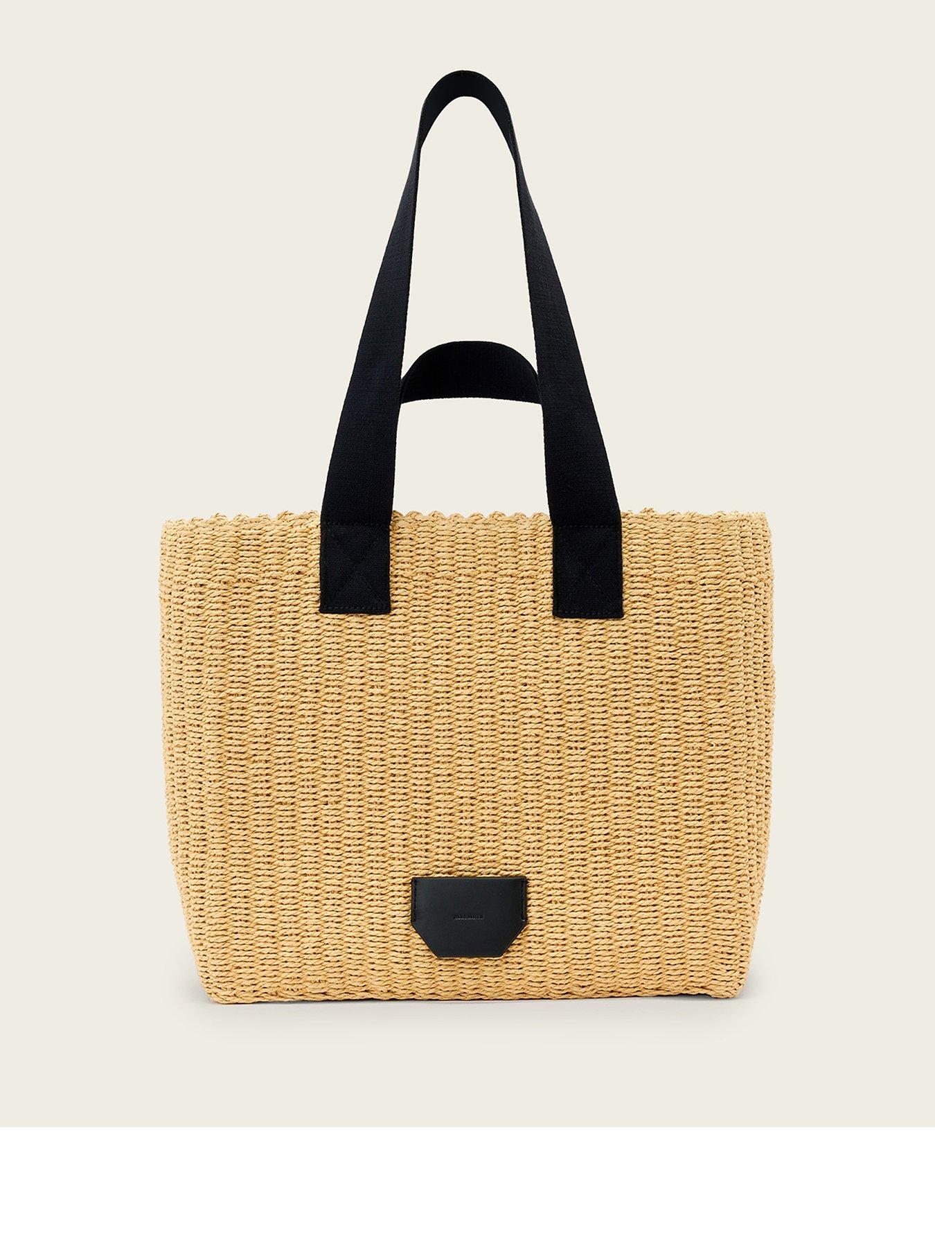 AllSaints Izzy Paper Tote Bag - Brown