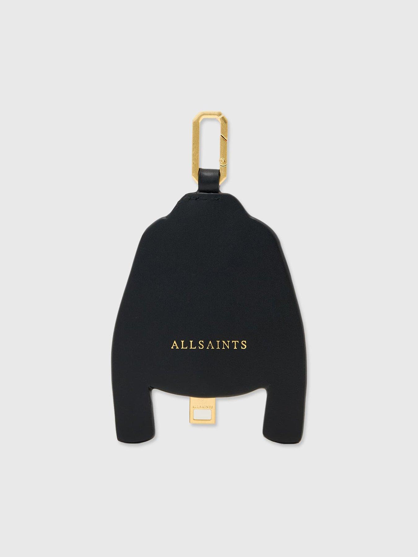 Image 2 of 2 of AllSaints Balfern Keyring - Black