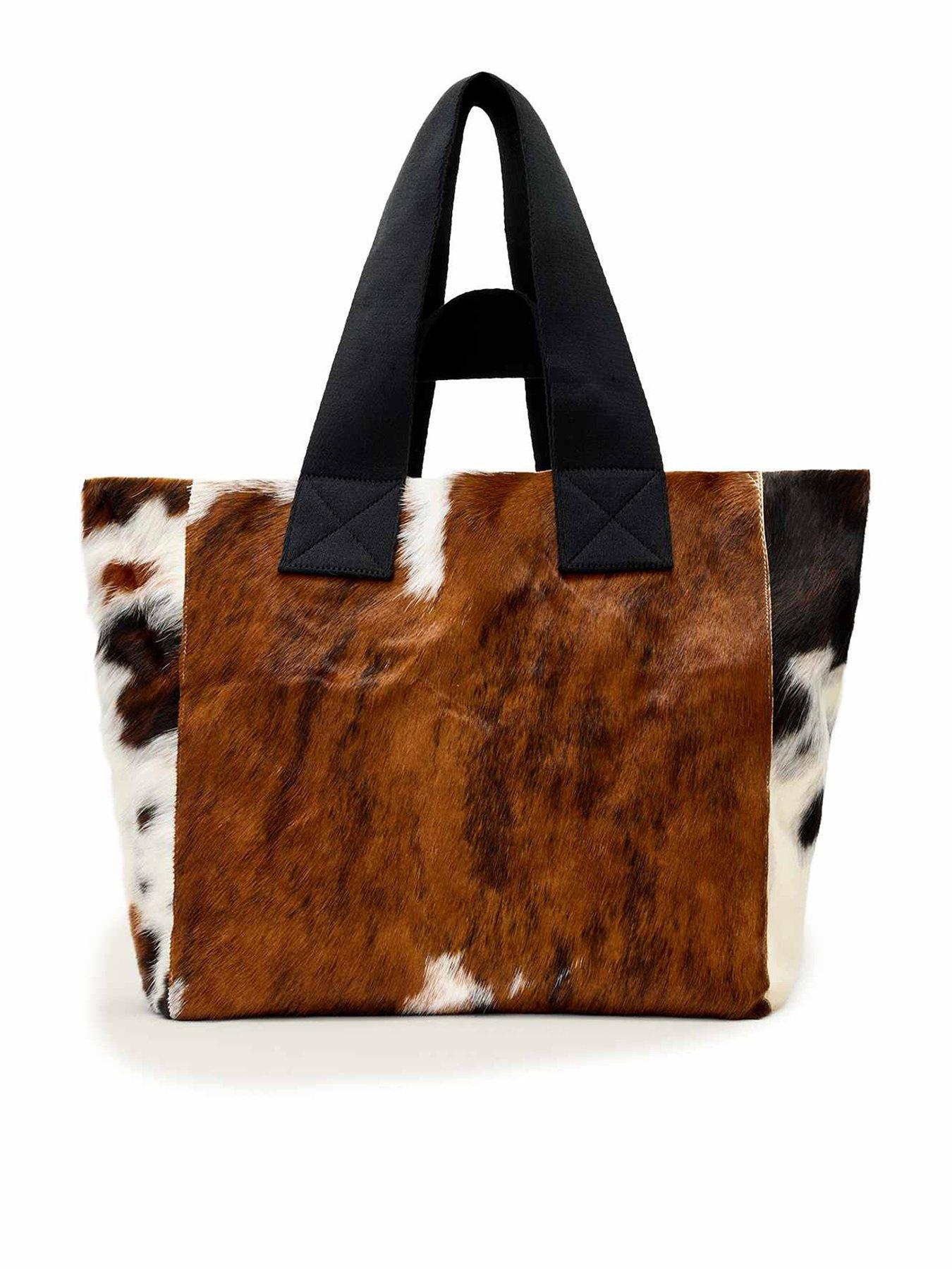 AllSaints Izzy Cow Leather Tote - Brown