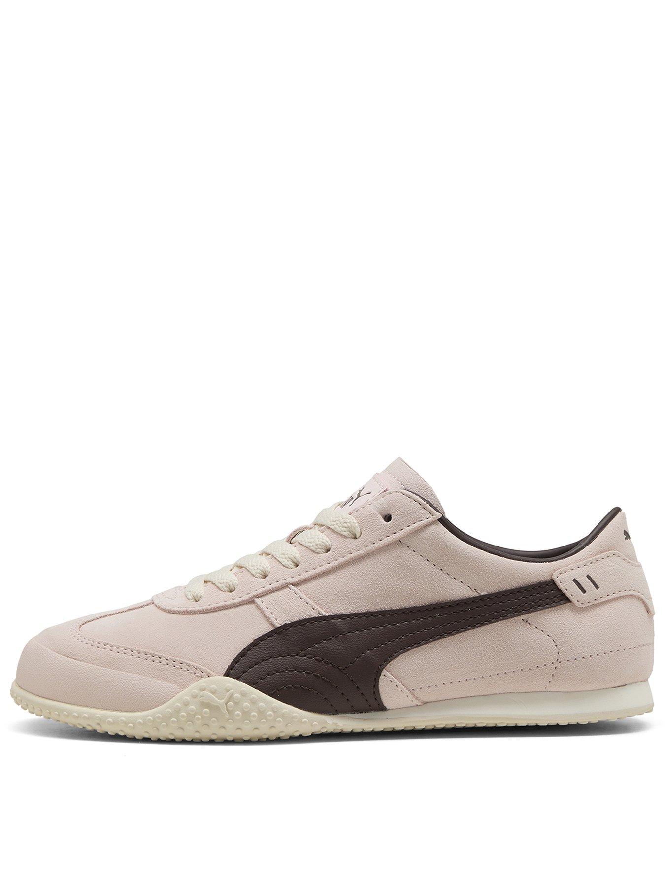 Image 1 of 6 of Puma Womens Bella Ut Classic Trainer - Cream/ Brown