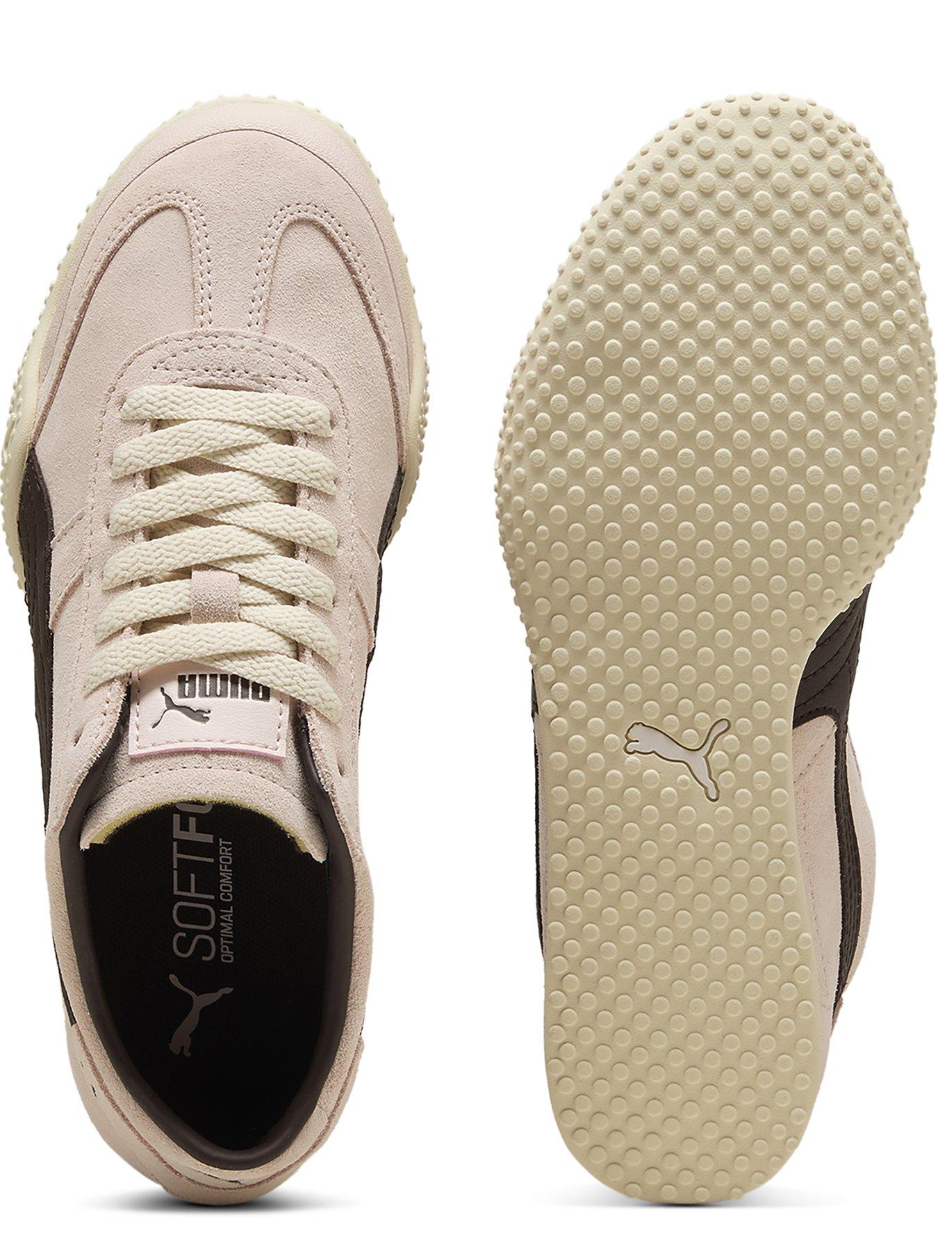Image 4 of 6 of Puma Womens Bella Ut Classic Trainer - Cream/ Brown