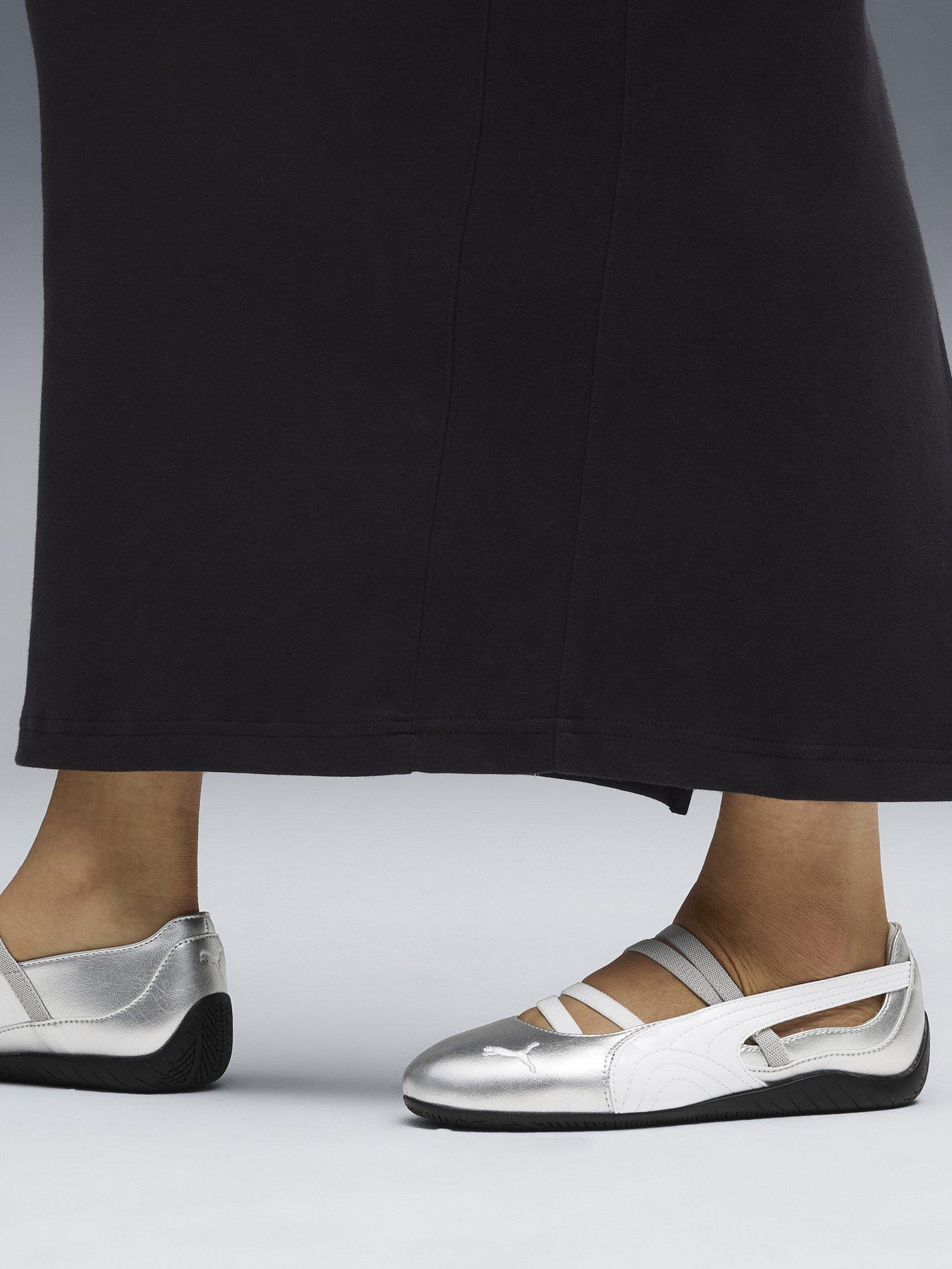 Puma: Womens Speedcat Ballet Metallic Trainer - White