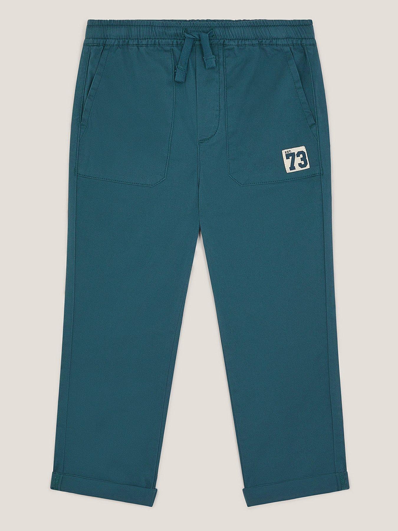 Image 1 of 3 of Monsoon Boys Pull On Trousers - Blue
