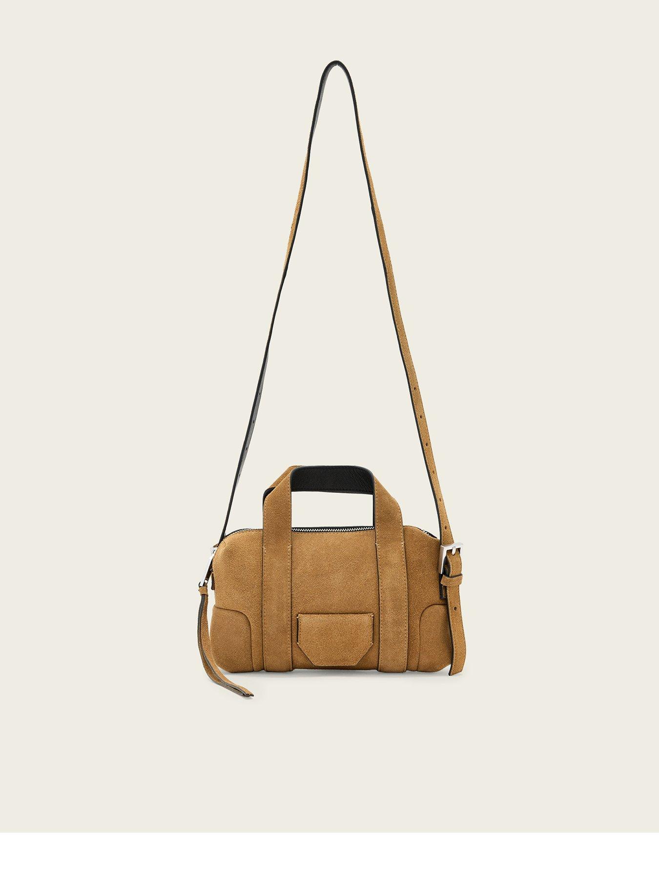 AllSaints Ares Compact Crossbody - Biscuit Brown