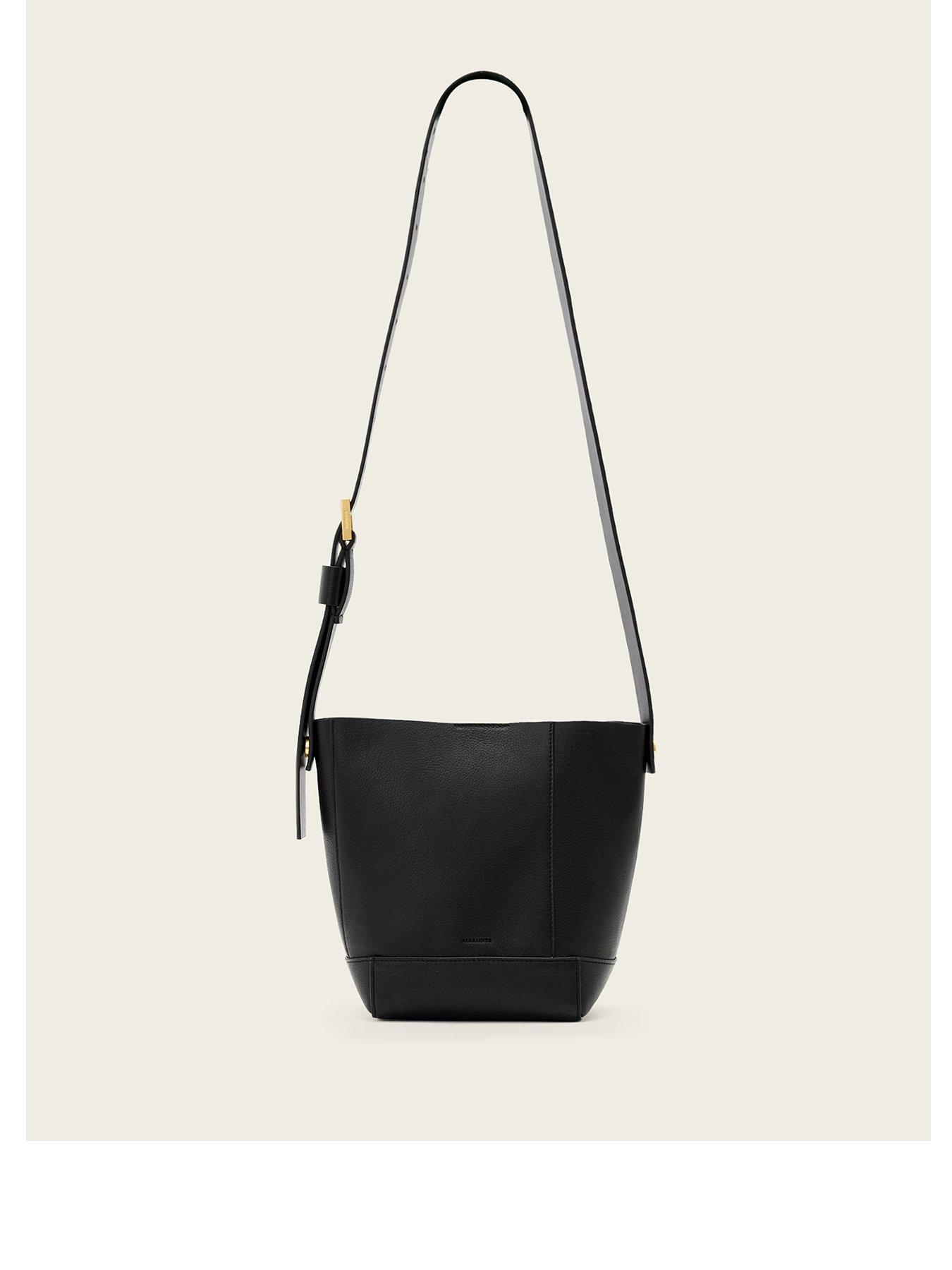 AllSaints Alba Mini Hobo Crossbody - Black