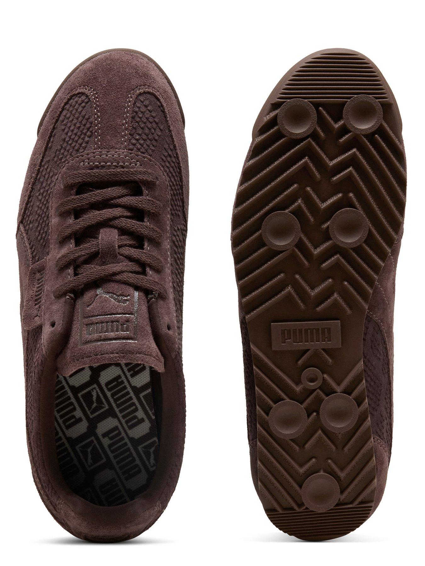 Image 5 of 6 of Puma Womens Arizona Python Trainer - Brown