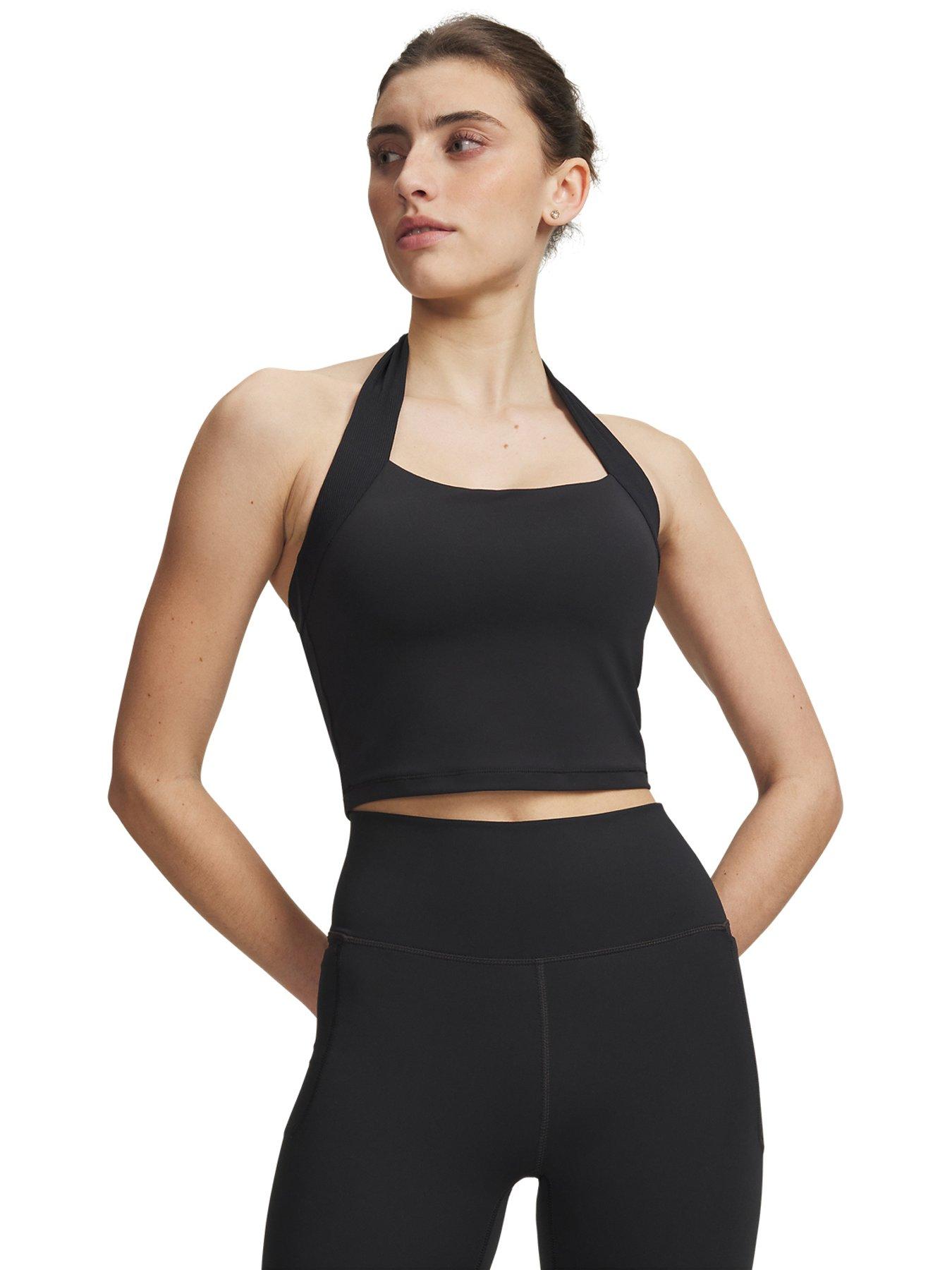 UNDER ARMOUR Womens Training Meridian Tank, Black, Size Xl, Women