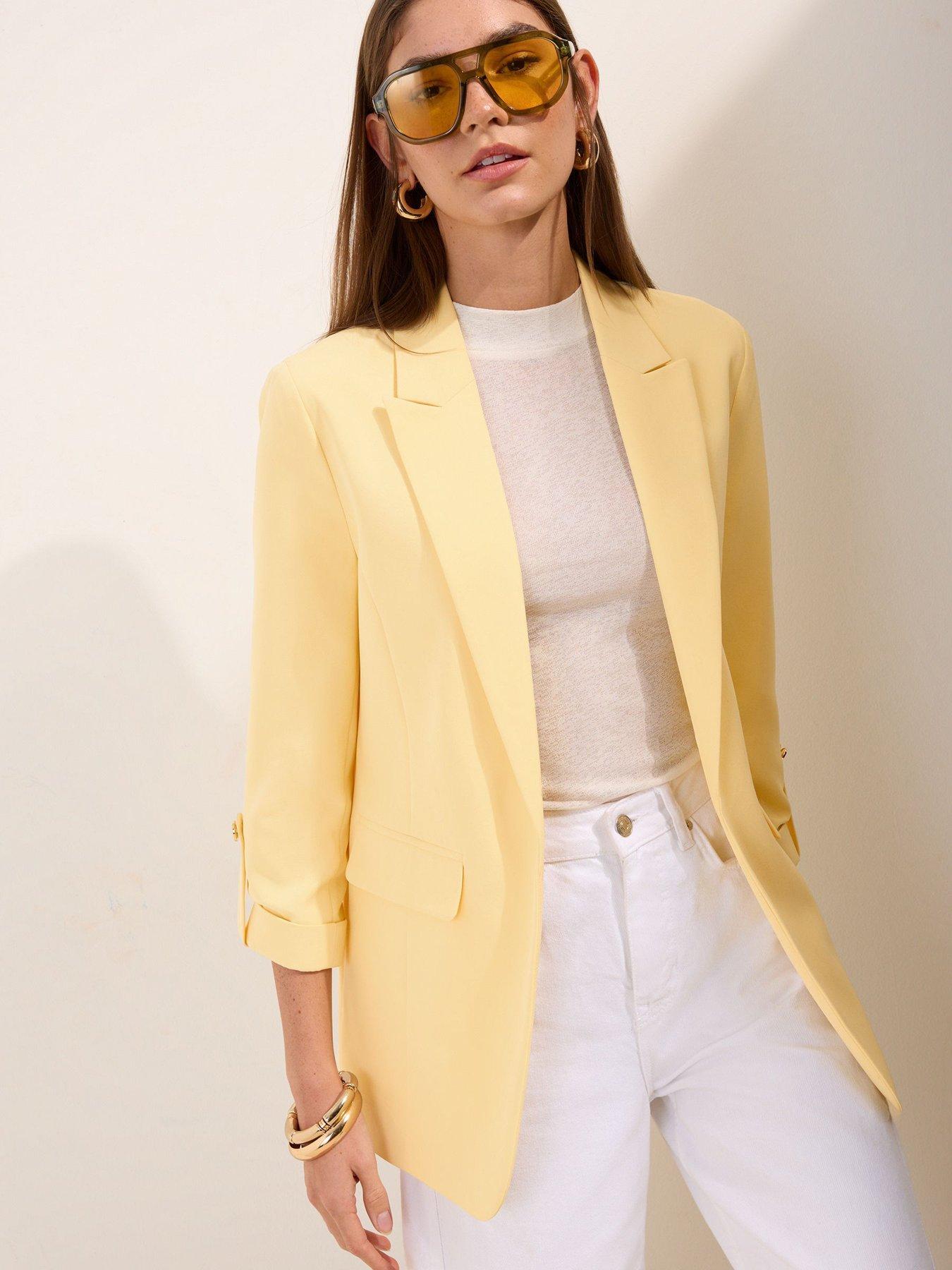 Friends Like These Edge To Edge Blazer - Yellow