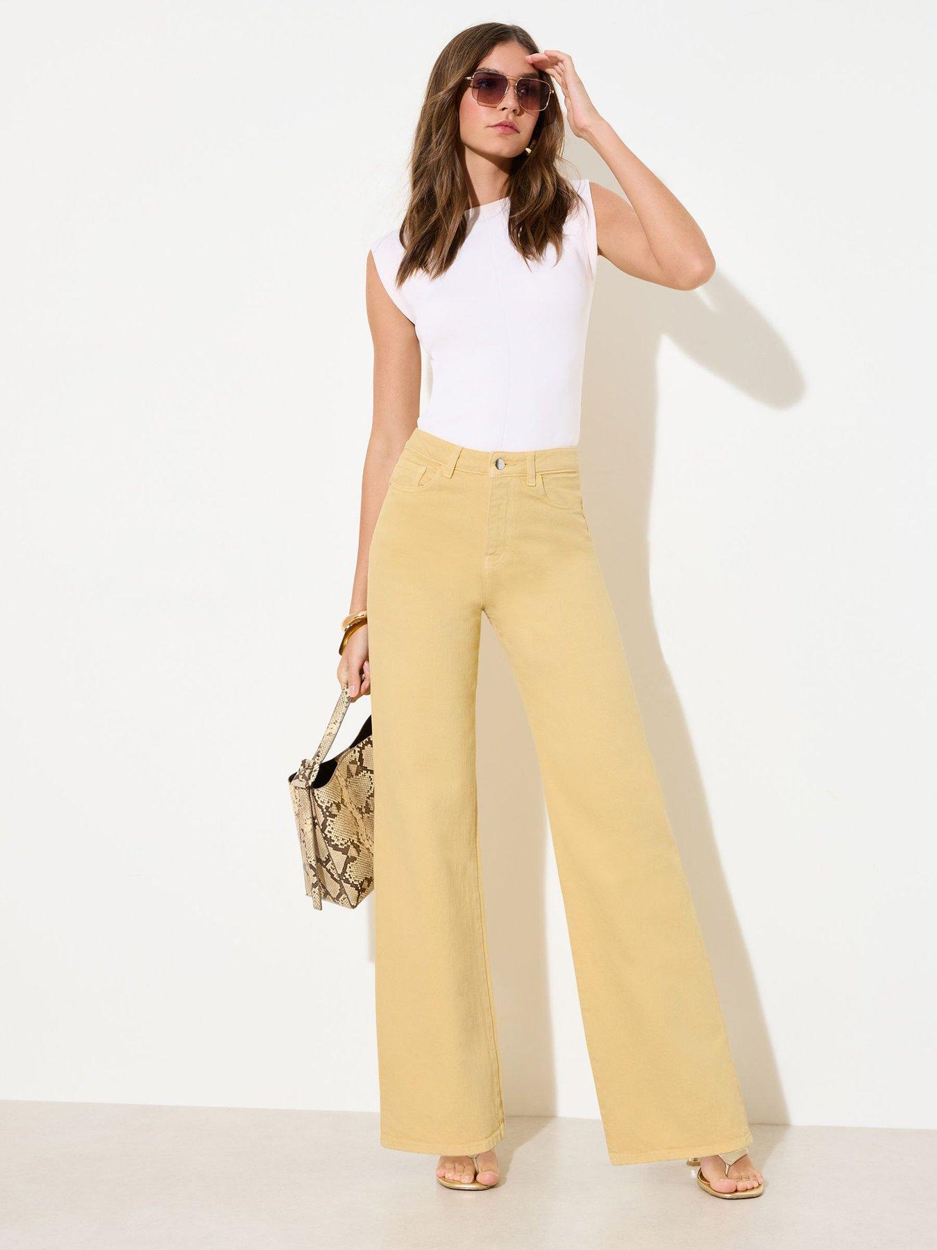 Friends Like These Everyday Wide Leg - Yellow