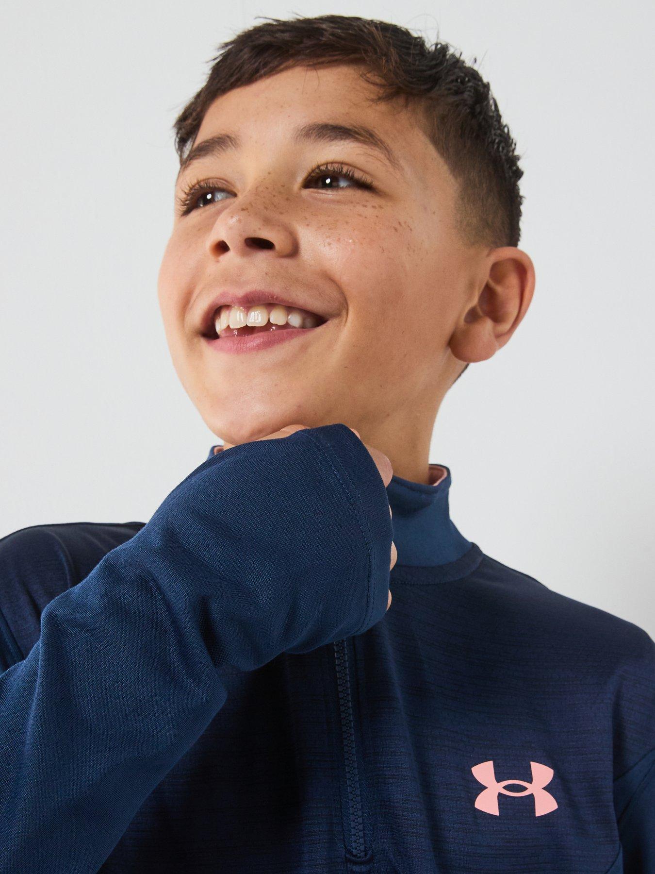 Image 5 of 7 of UNDER ARMOUR Junior Boys Training Tech Utility 1/4 Zip Top - Navy