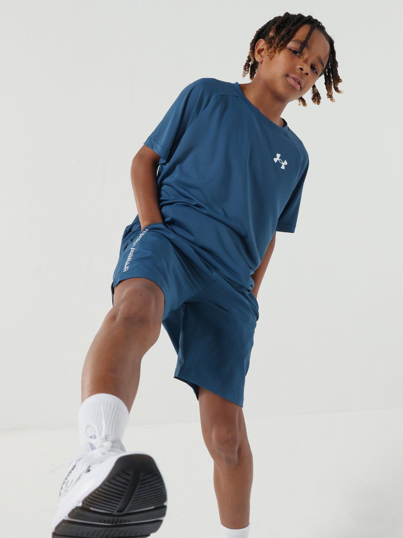 UNDER ARMOUR Junior Boys Training Tech Woven Short - Blue