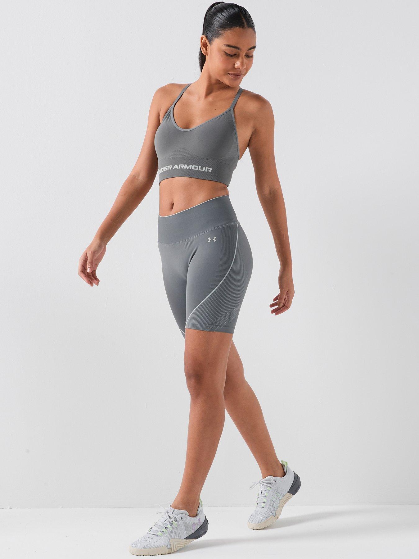 Image 3 of 6 of UNDER ARMOUR Womens Training Vanish Seamless Low Bra - Grey