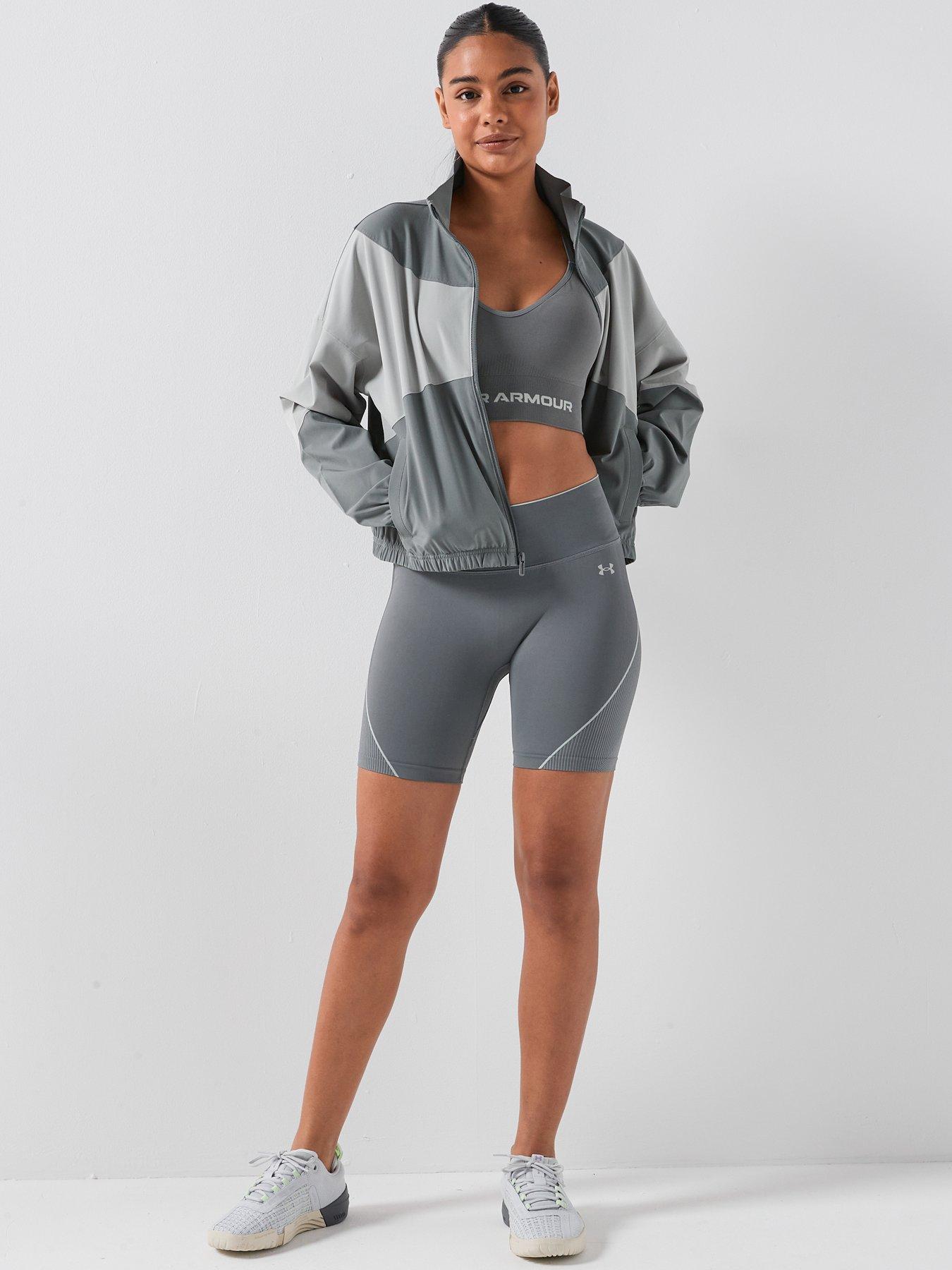 Image 6 of 6 of UNDER ARMOUR Womens Training Vanish Seamless Low Bra - Grey