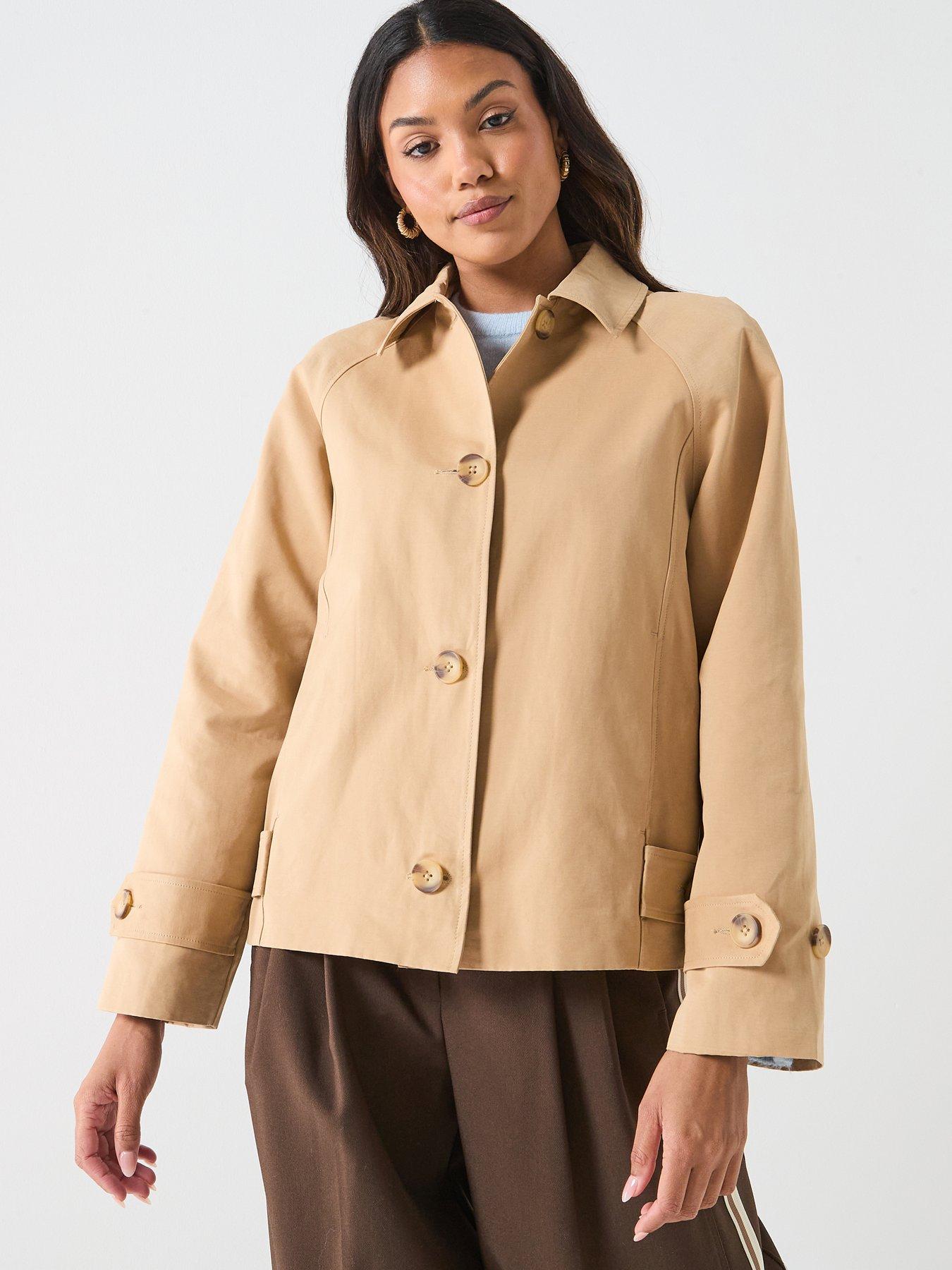 JDY Donna Tab Detail Jacket - Brown