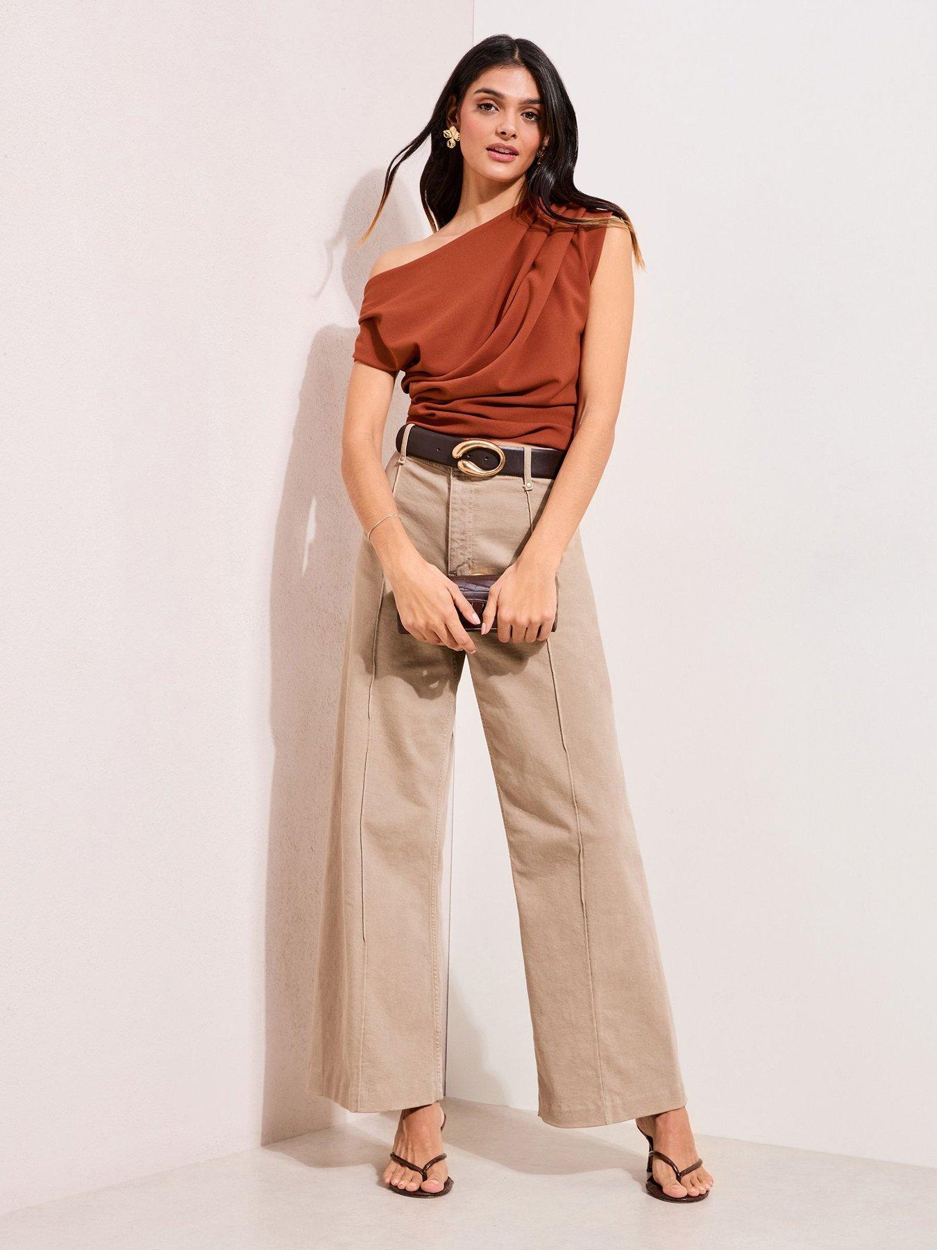 Friends Like These Off The Shoulder Clay - Red