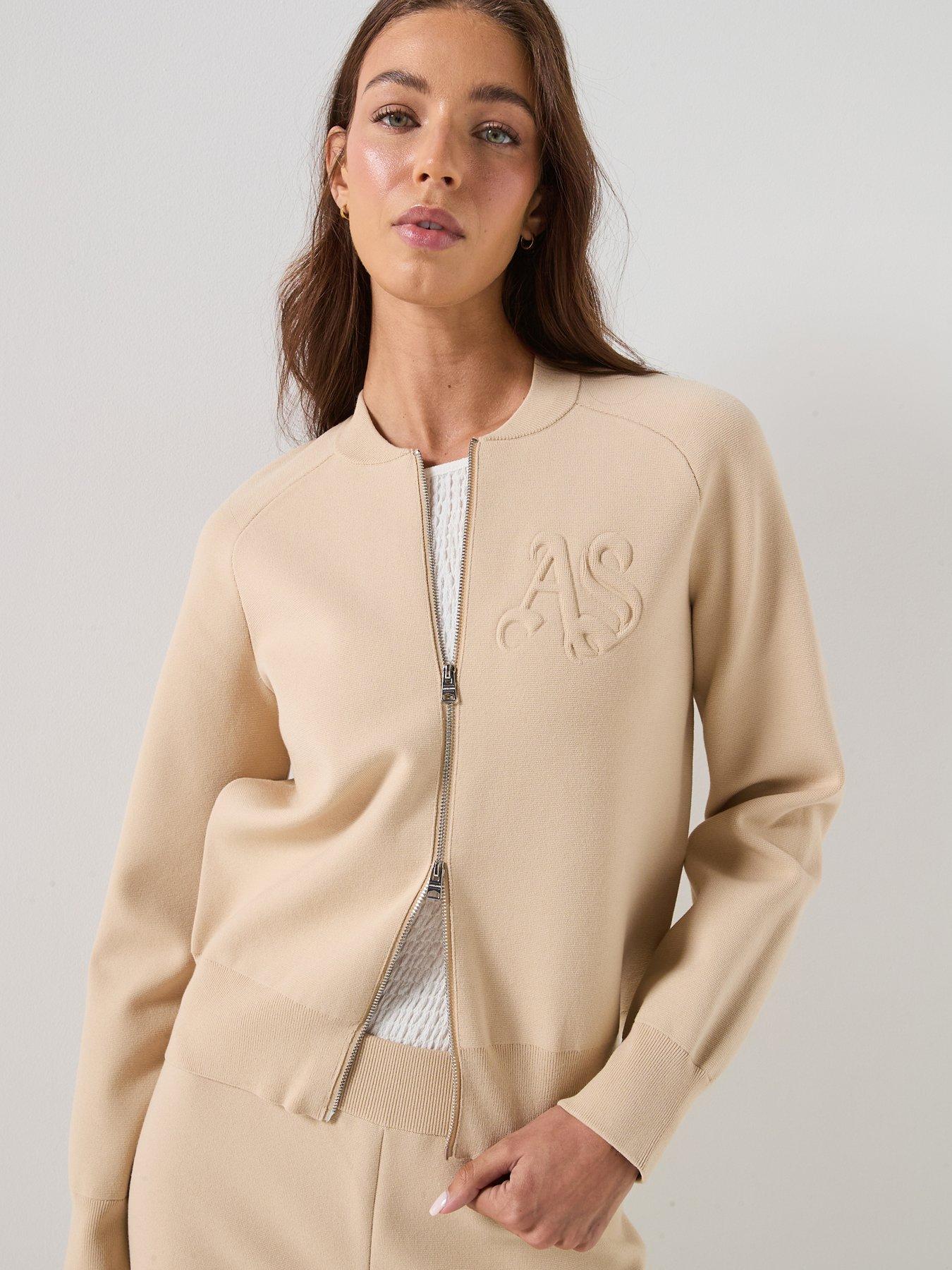 AllSaints Sonny Cardigan - Pebble White