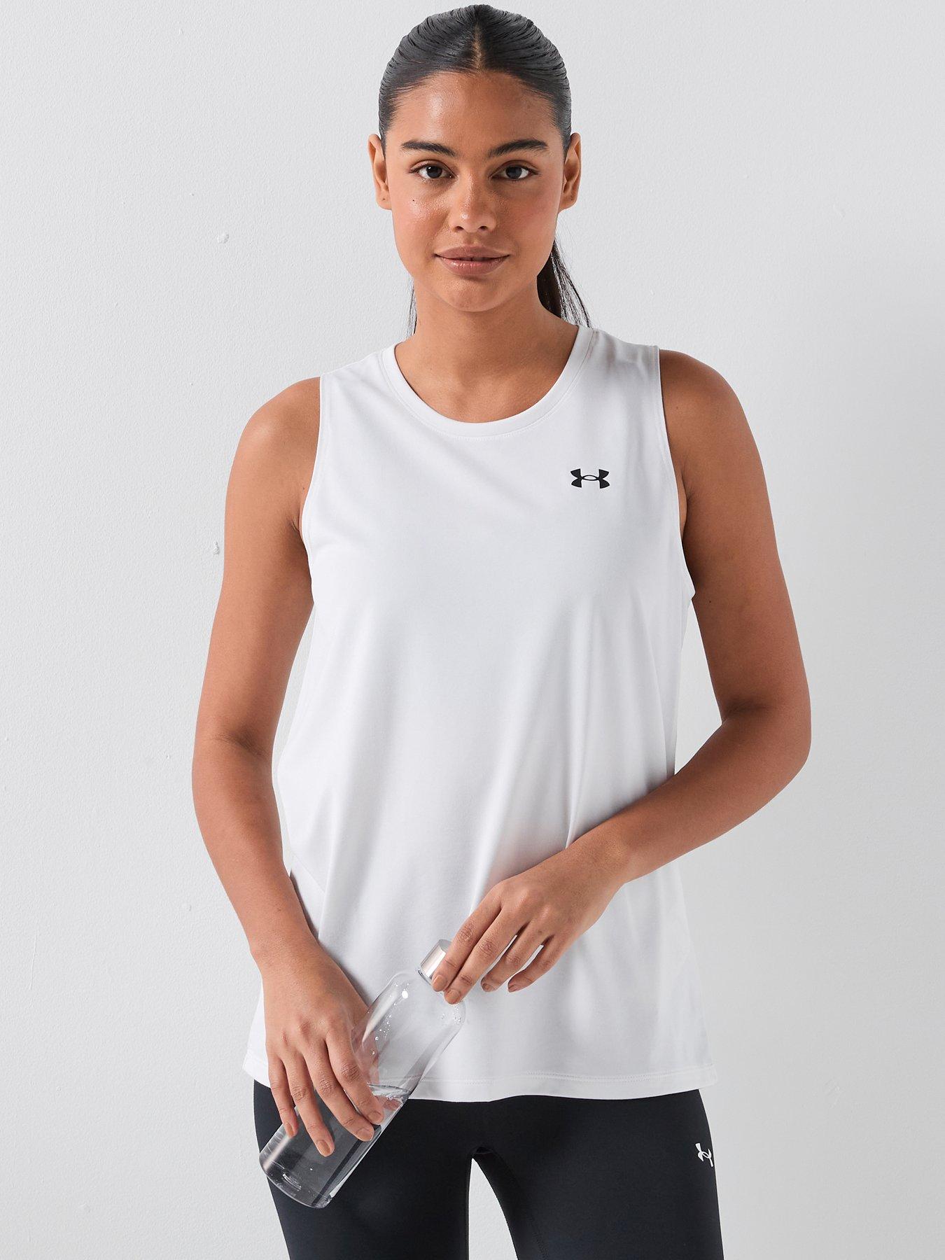 UNDER ARMOUR Womens Training Tech Tank - White