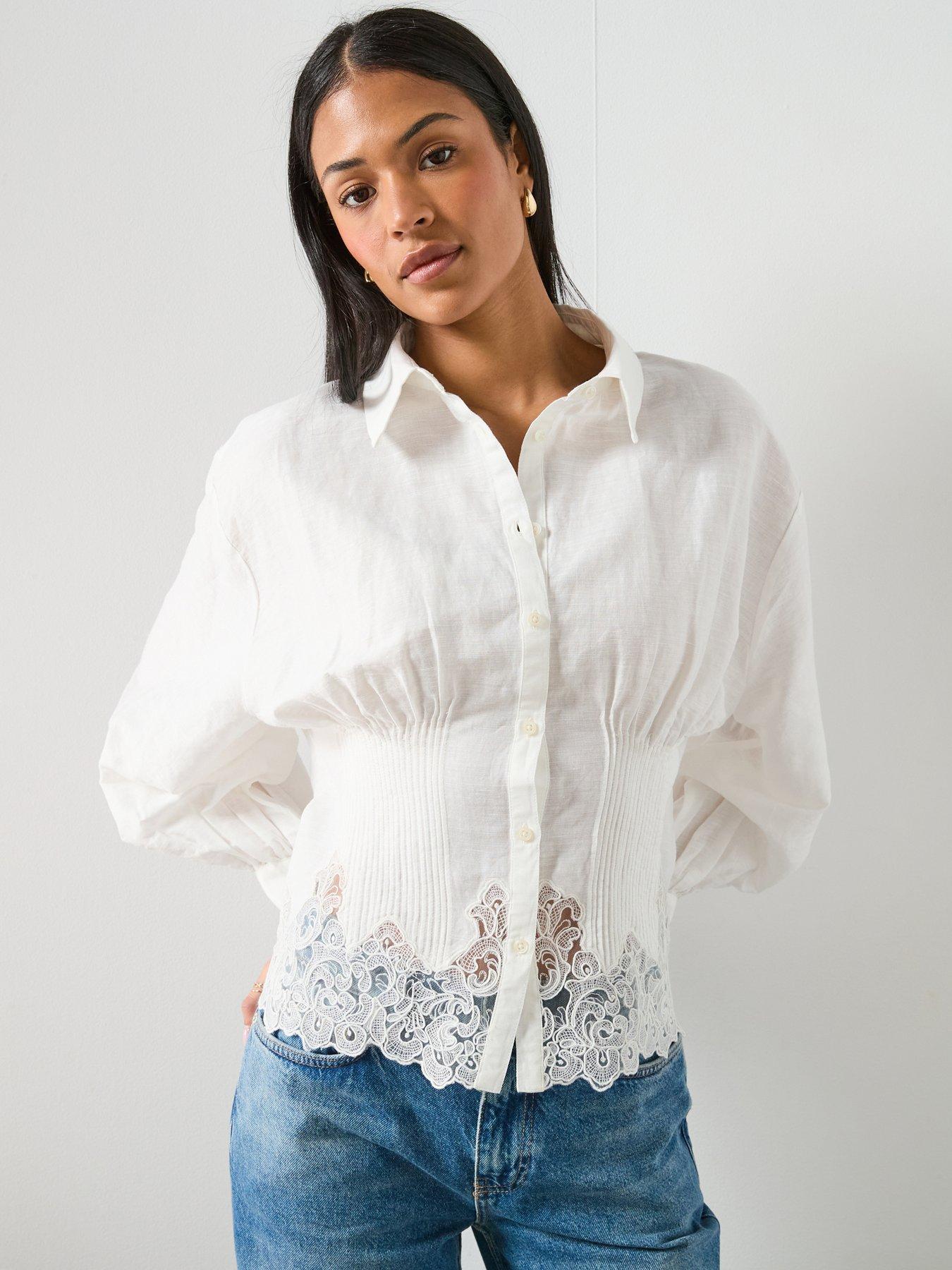 AllSaints Carol Shirt - White