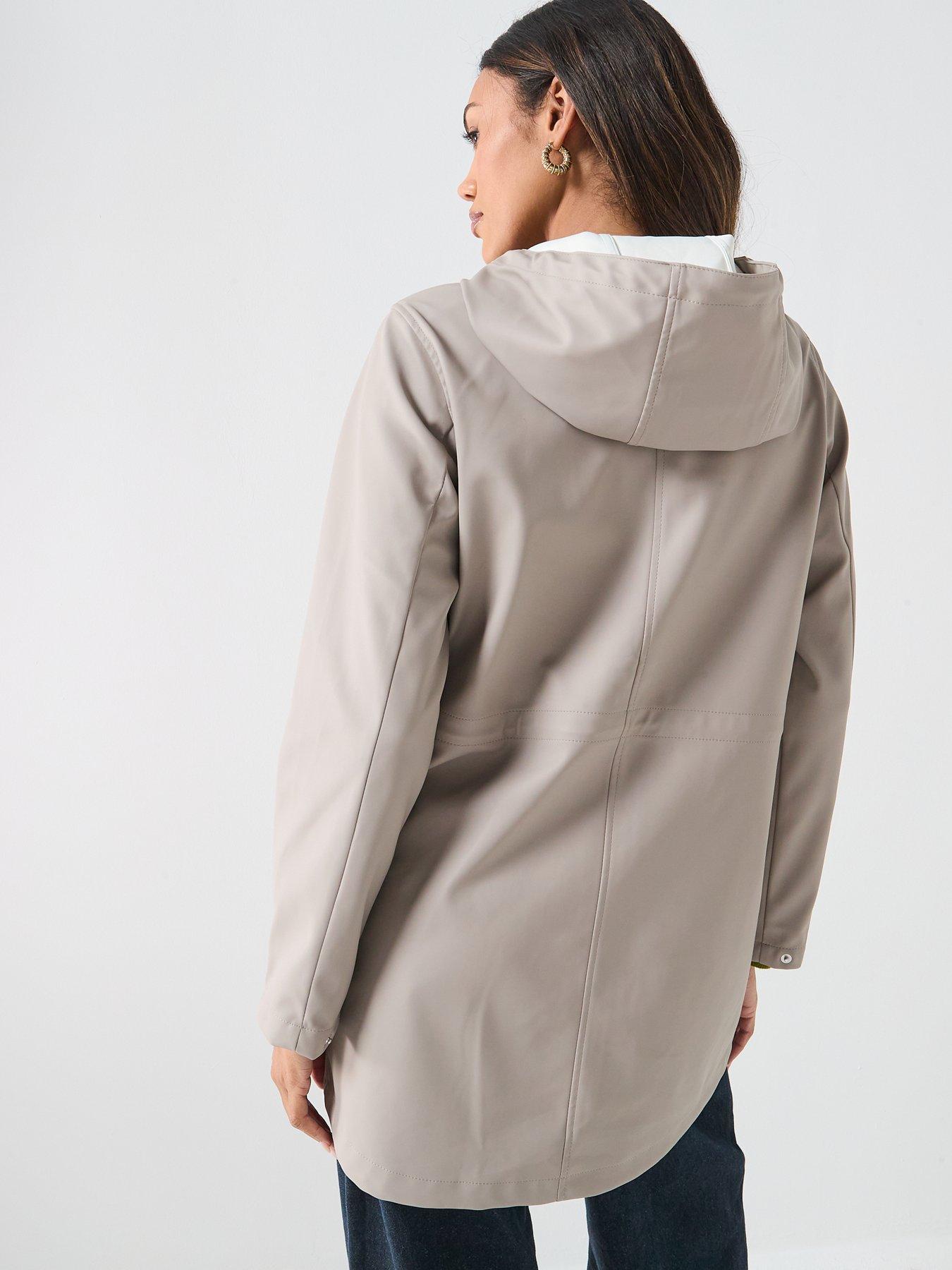 Image 2 of 5 of Vero Moda Malou Coated Jacket - Grey