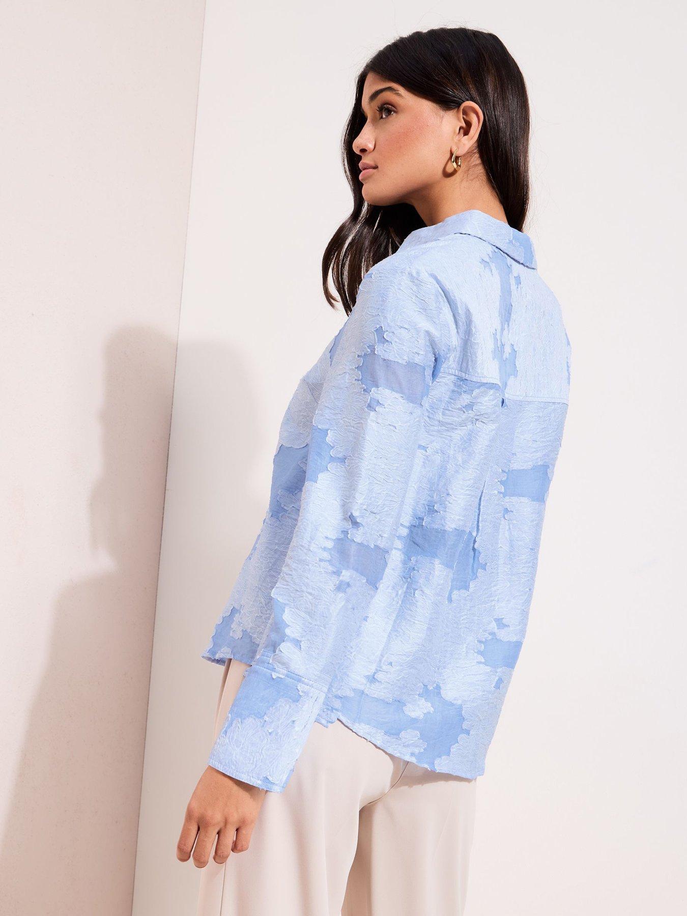 Image 2 of 4 of Friends Like These Textured Shirt - Blue