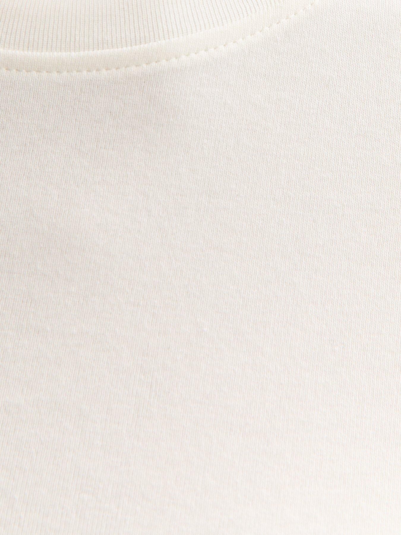 Image 5 of 5 of New Look Short Sleeve Top - Cream