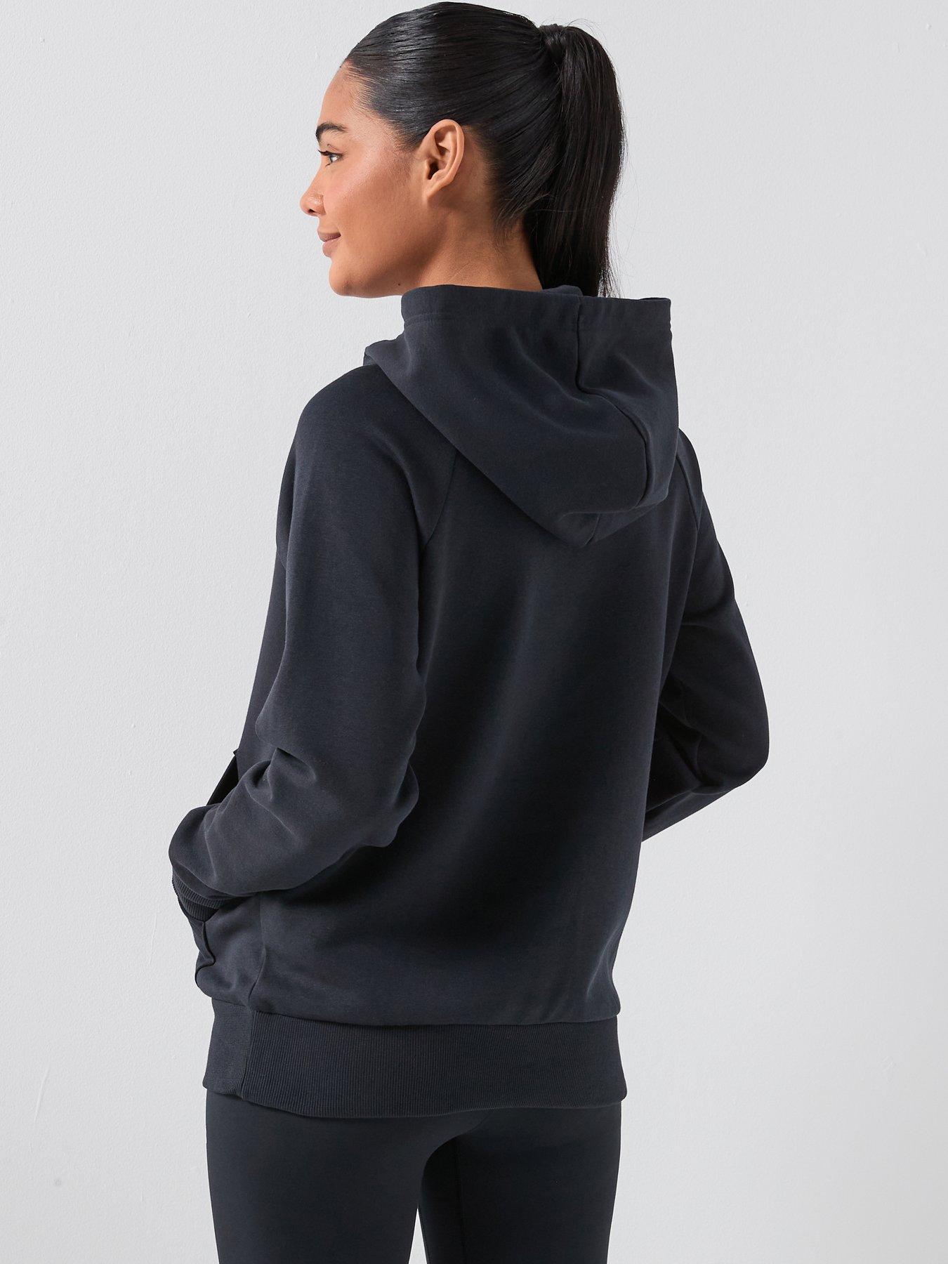 Image 2 of 6 of UNDER ARMOUR Womens Rival Fleece Hoodie - Black