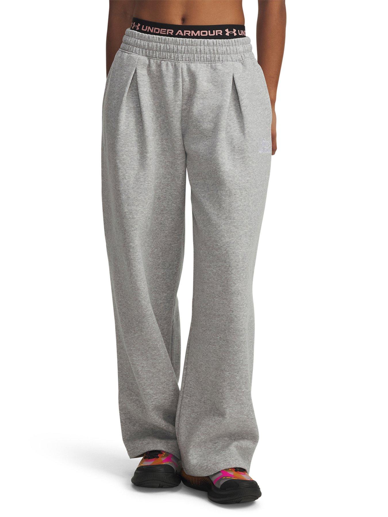 UNDER ARMOUR: Womens Rival Fleece Pant - Grey