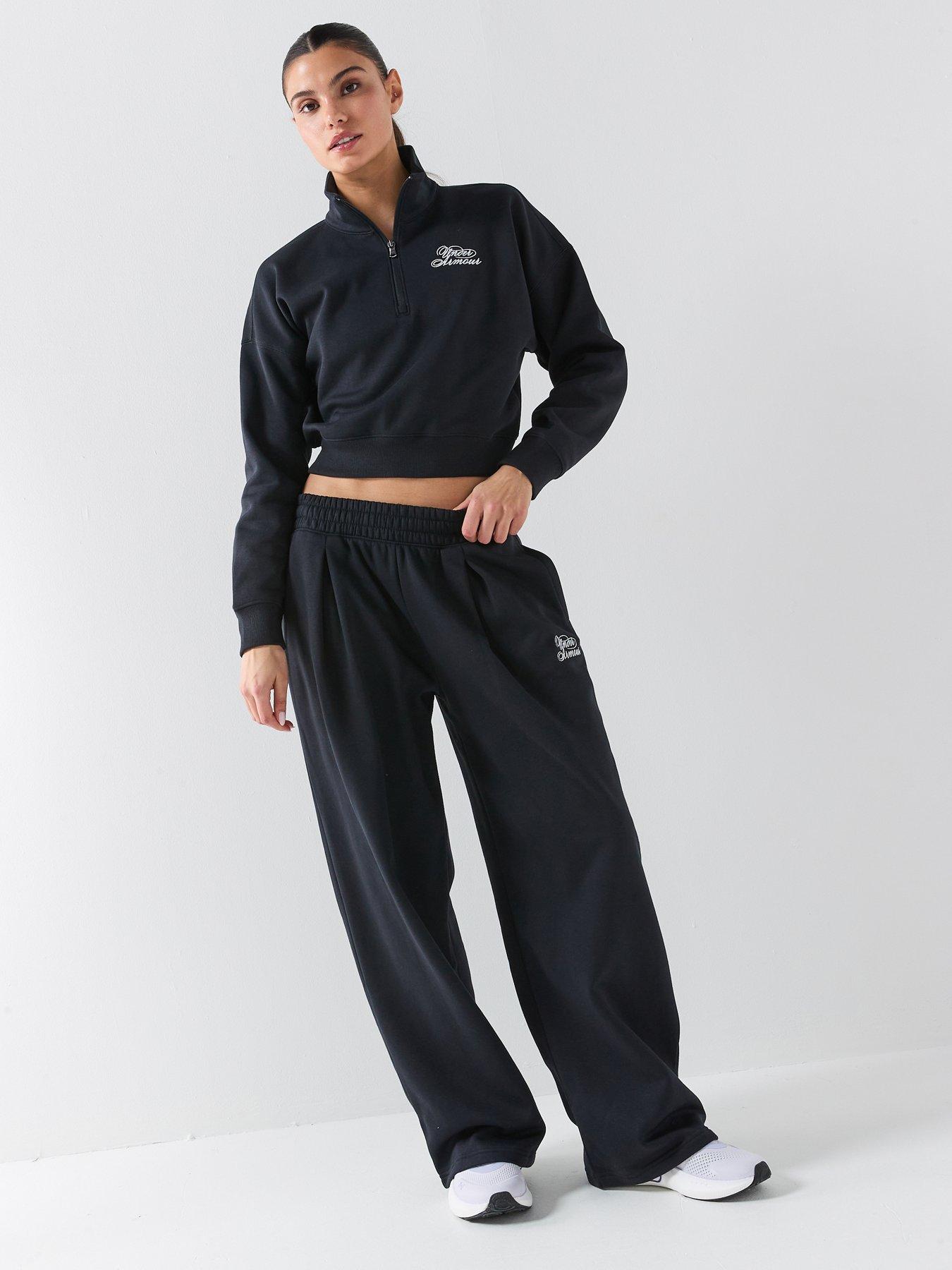 Image 3 of 6 of UNDER ARMOUR Womens Rival Fleece Pant - Black